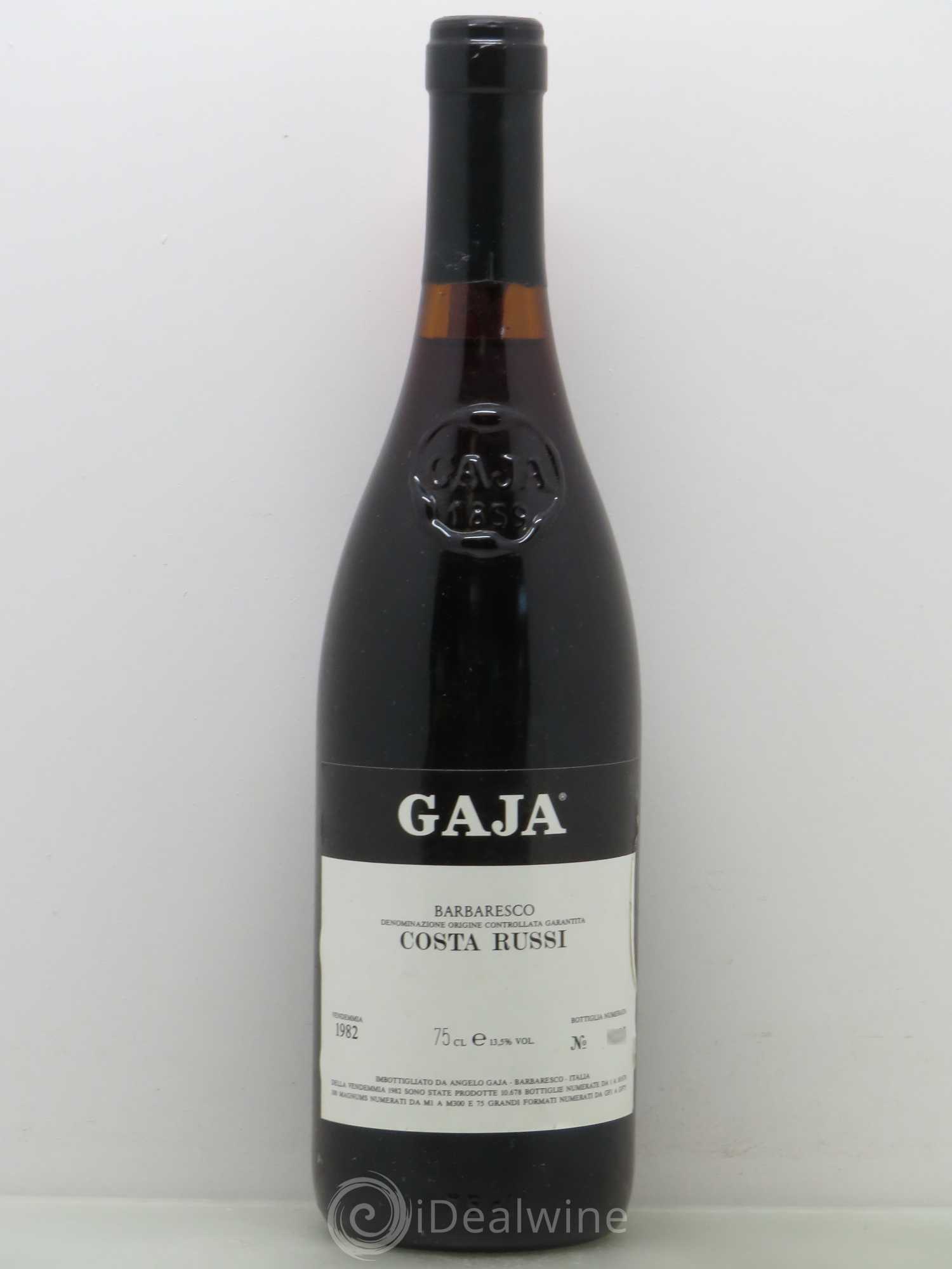 Barbaresco DOCG Costa Russi Angelo Gaja 1982 - Lot de 1 bouteille - 0