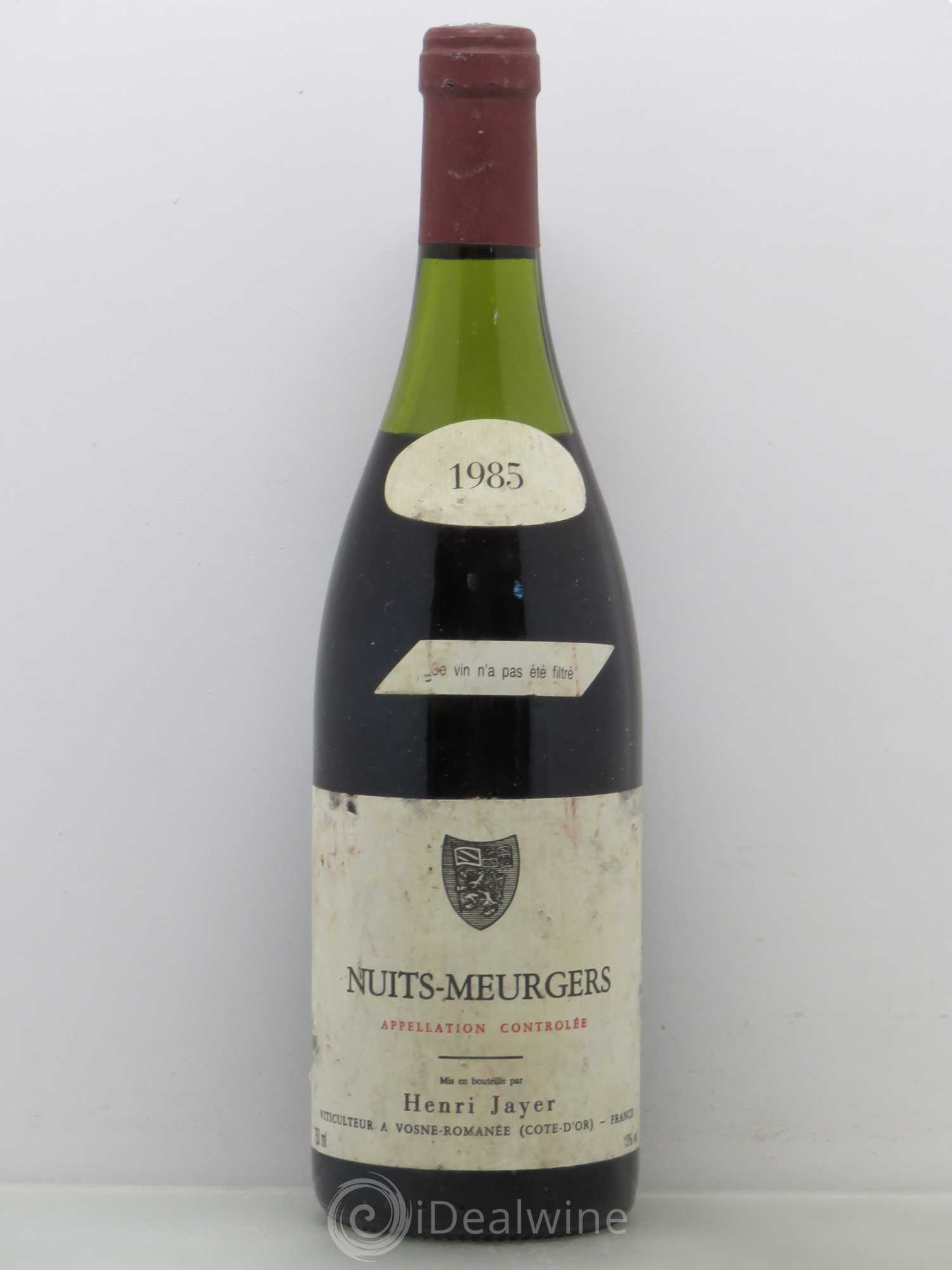 Nuits-Saint-Georges Les Meurgers Henri Jayer 1985 - Lot de 1 bouteille - 0