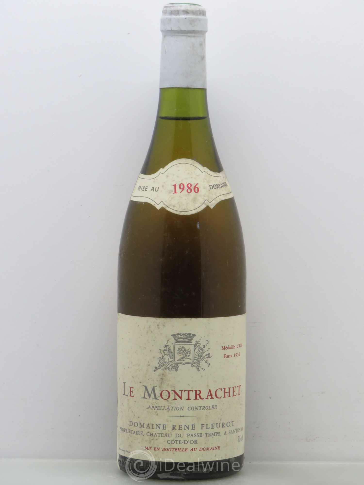 Montrachet Grand Cru René Fleurot 1986 - Lot de 1 bouteille - 0