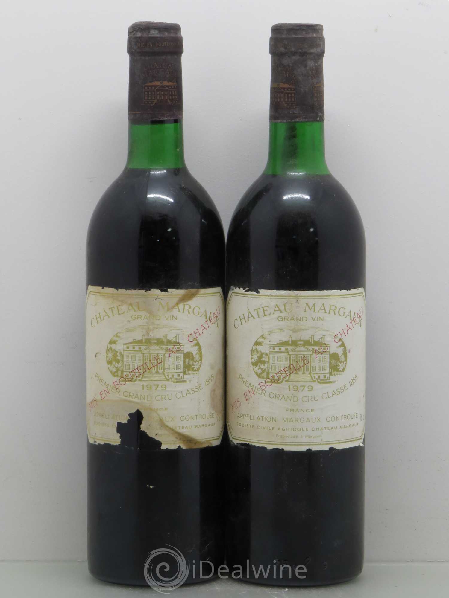 Château Margaux 1er Grand Cru Classé 1979 - Lot de 2 bouteilles - 0