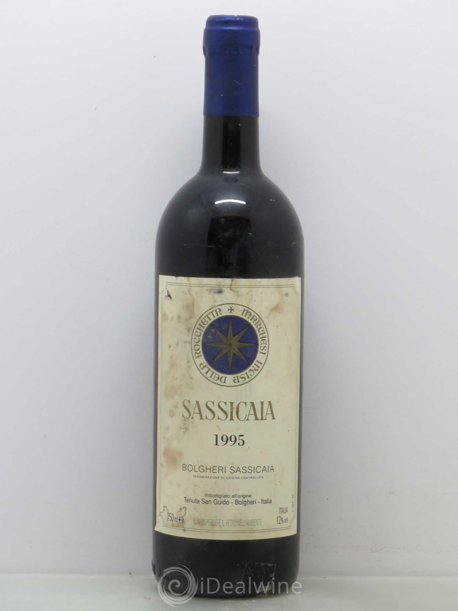 Bolgheri DOC Sassicaia Tenuta San Guido 1995 - Lot de 1 bouteille - 0