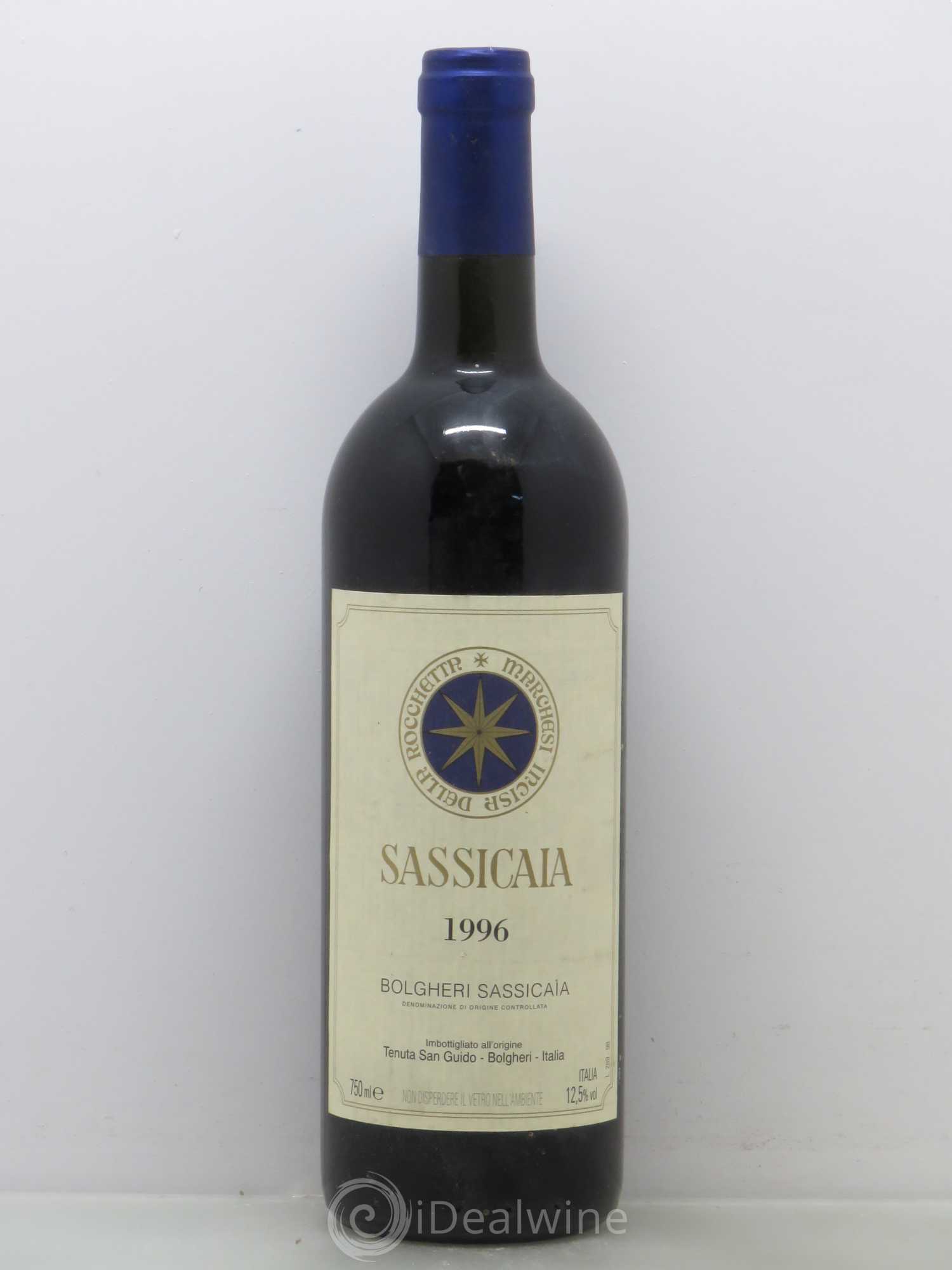 Bolgheri DOC Sassicaia Tenuta San Guido 1996 - Lot de 1 bouteille - 0