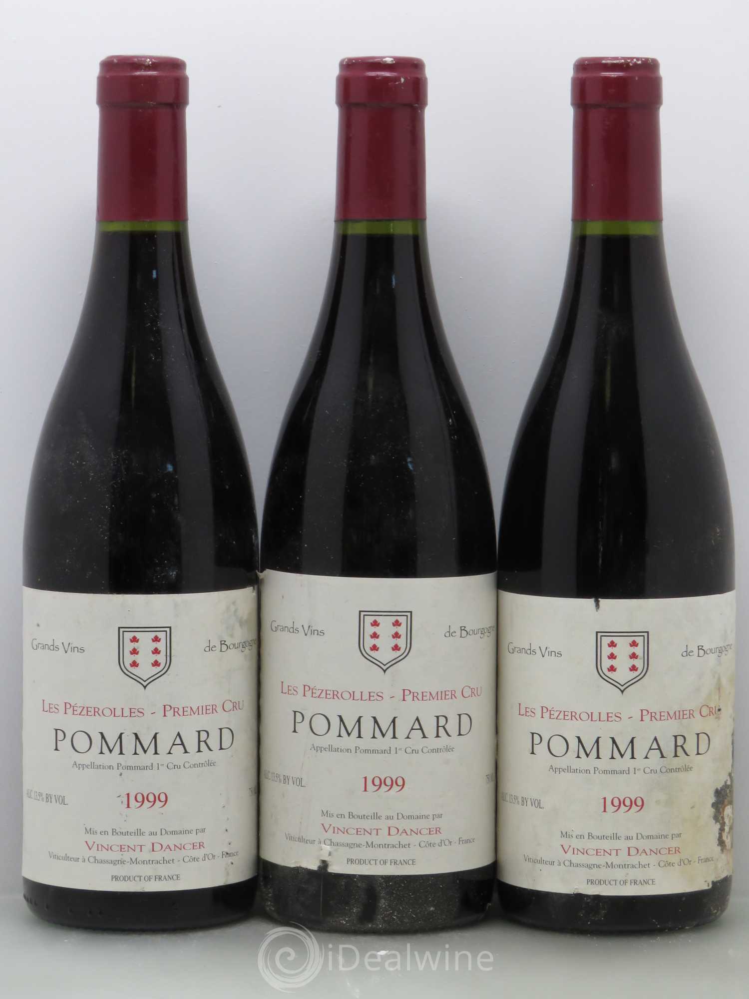 Pommard 1er Cru Les Pézerolles Vincent Dancer 1999 - Lot de 6 bouteilles - 2