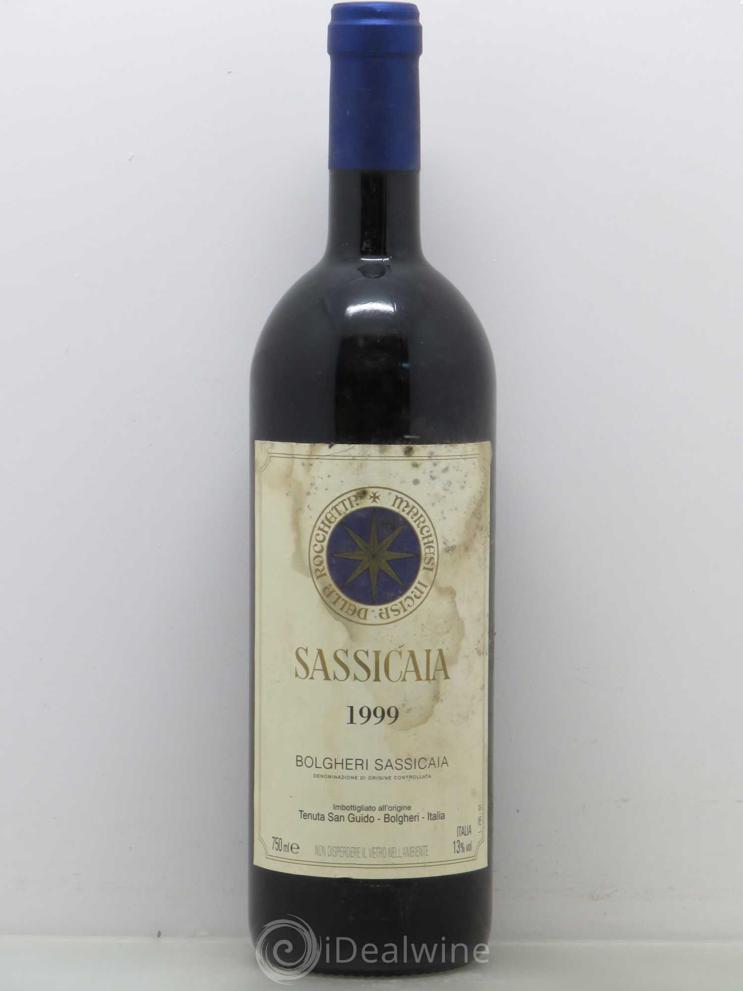 Bolgheri DOC Sassicaia Tenuta San Guido 1999 - Lot de 1 bouteille - 0