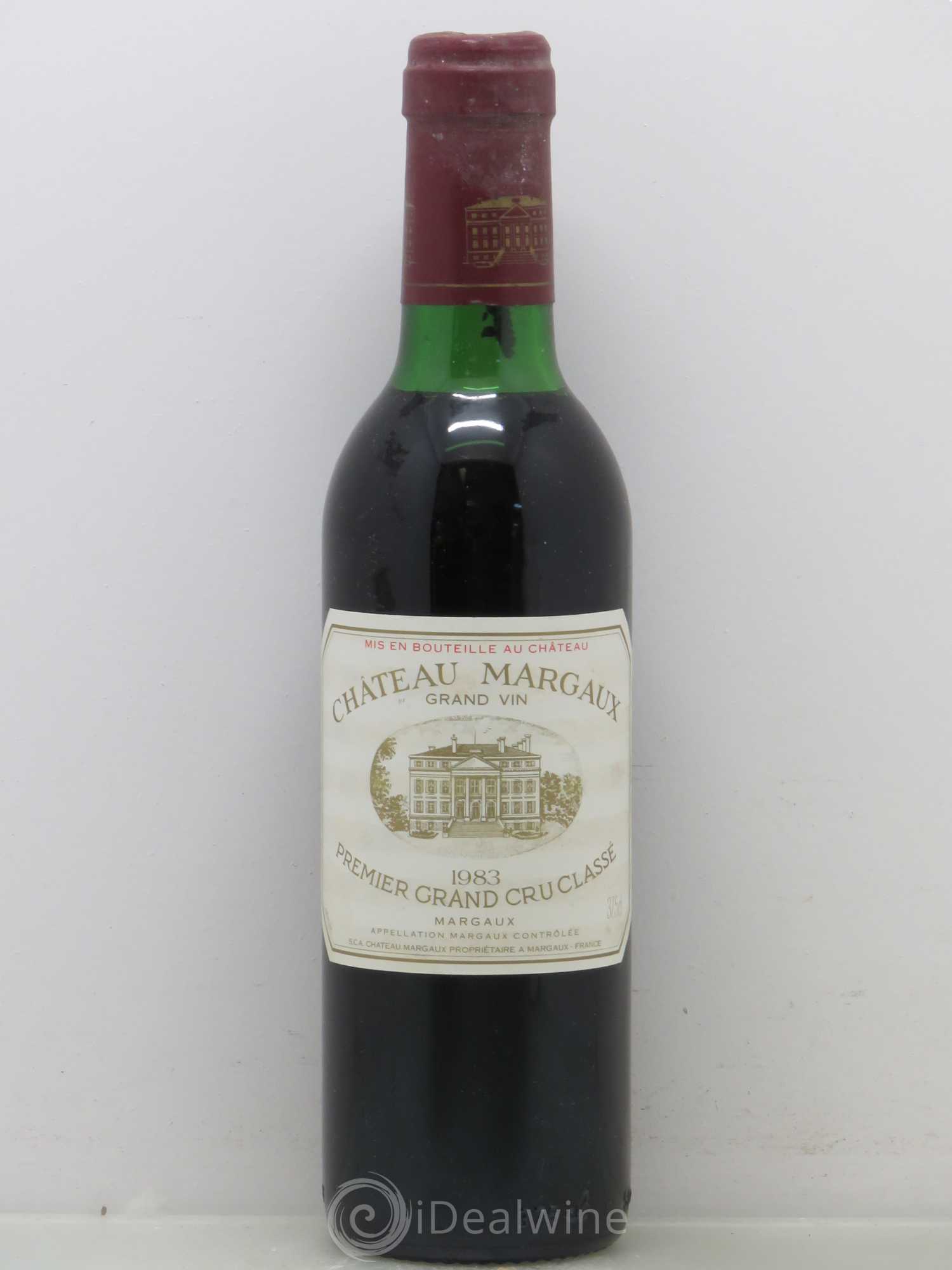 Château Margaux 1er Grand Cru Classé 1983 - Posten von 1 Demi-Flasche - 0