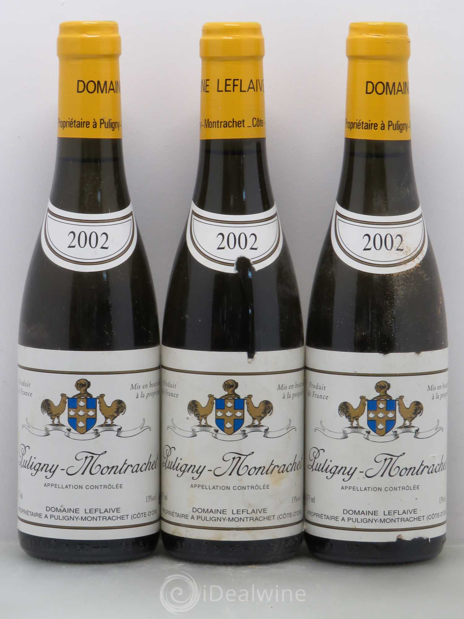 Puligny-Montrachet Leflaive (Domaine) 2002 - Posten von 3 Demi-Flaschen - 0