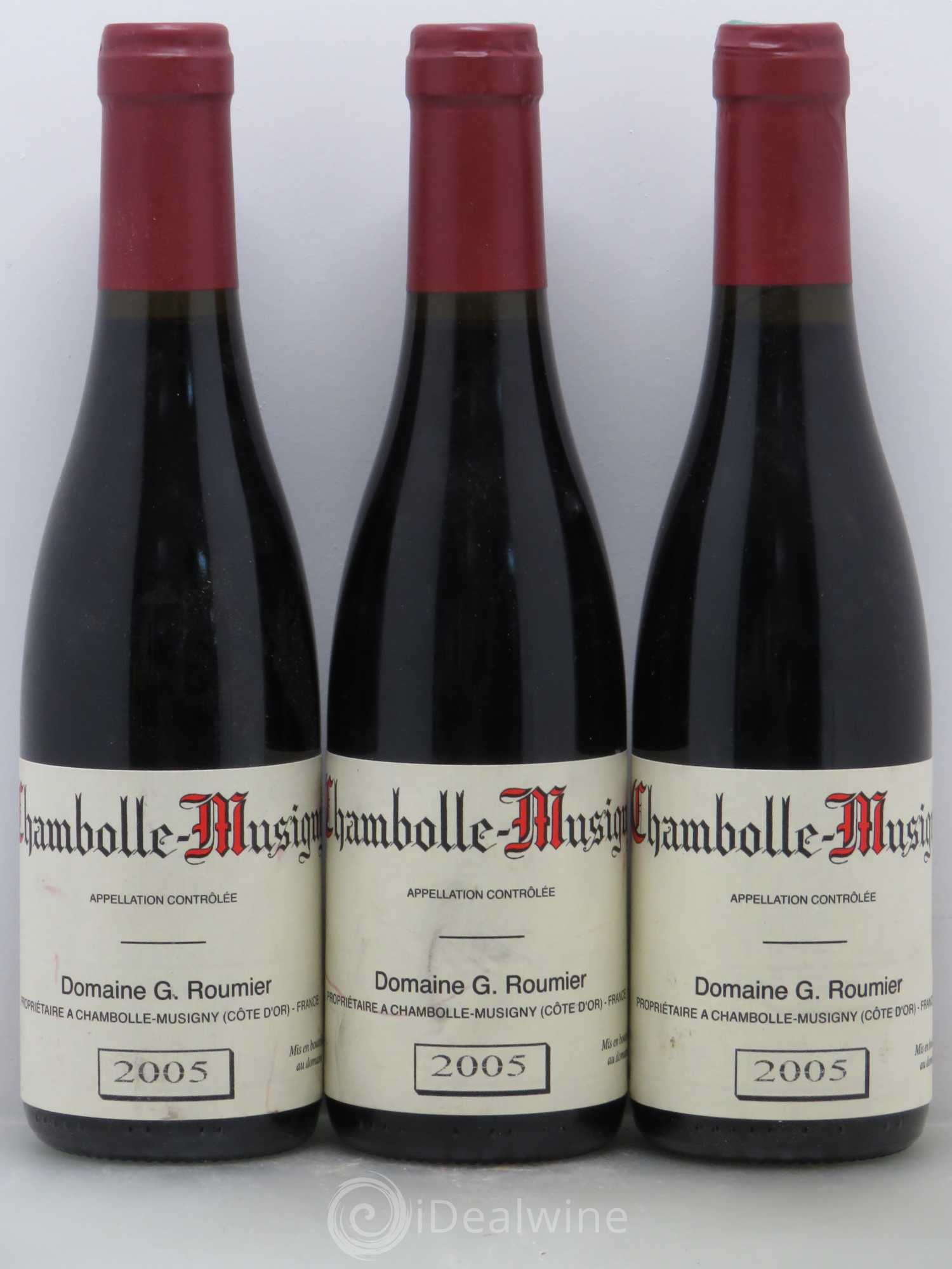 Chambolle-Musigny Georges Roumier (Domaine) 2005 - Posten von 3 Demi-Flaschen - 0