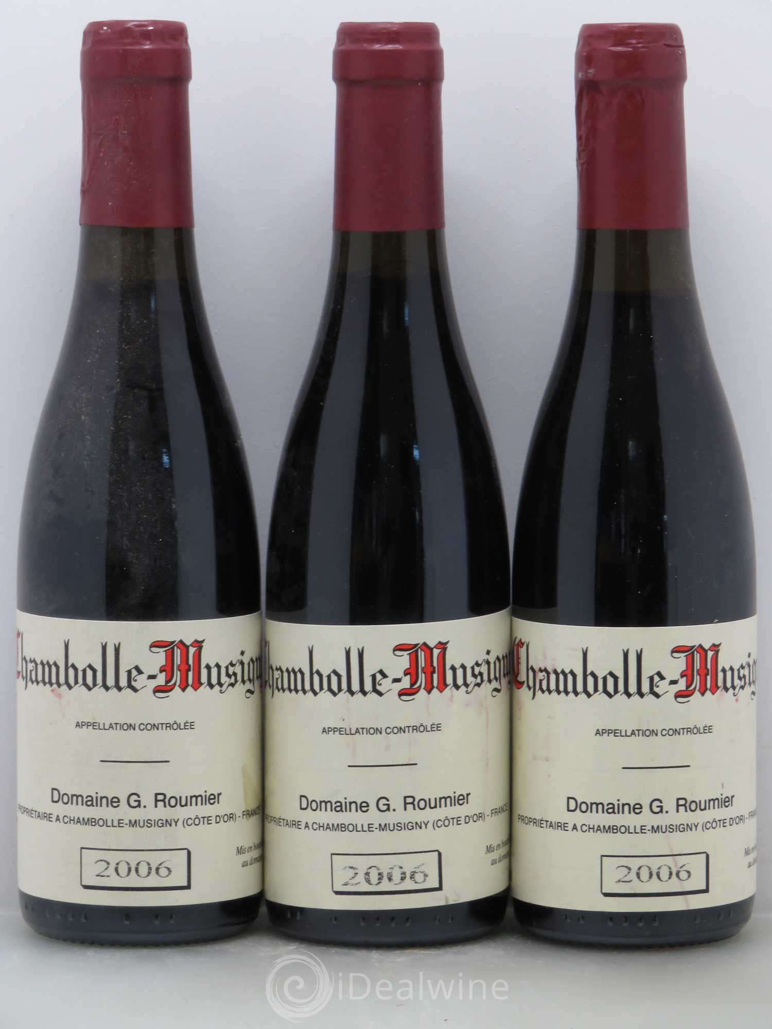 Chambolle-Musigny Georges Roumier (Domaine) 2006 - Lot de 3 demi bouteilles - 0