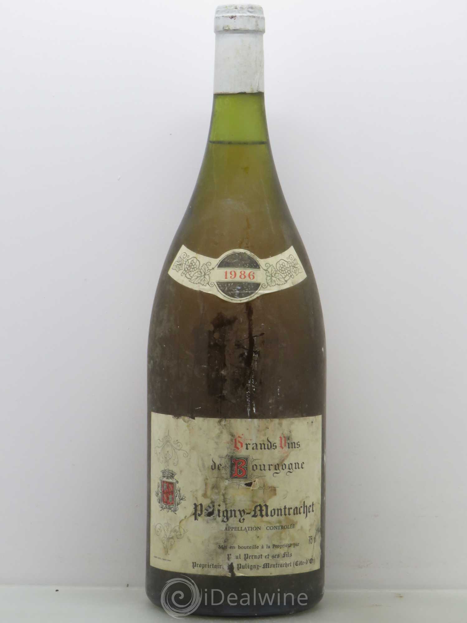 Puligny-Montrachet Paul Pernot 1986 - Posten von 1 Magnum - 0