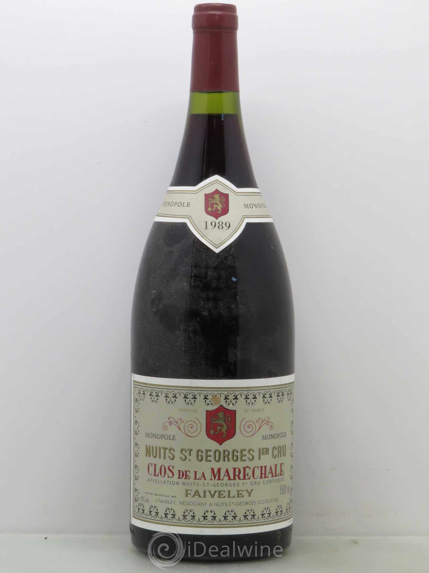 Nuits-Saint-Georges 1er Cru Clos de La Maréchale Jacques-Frédéric Mugnier 1989 - Lot de 1 magnum - 0