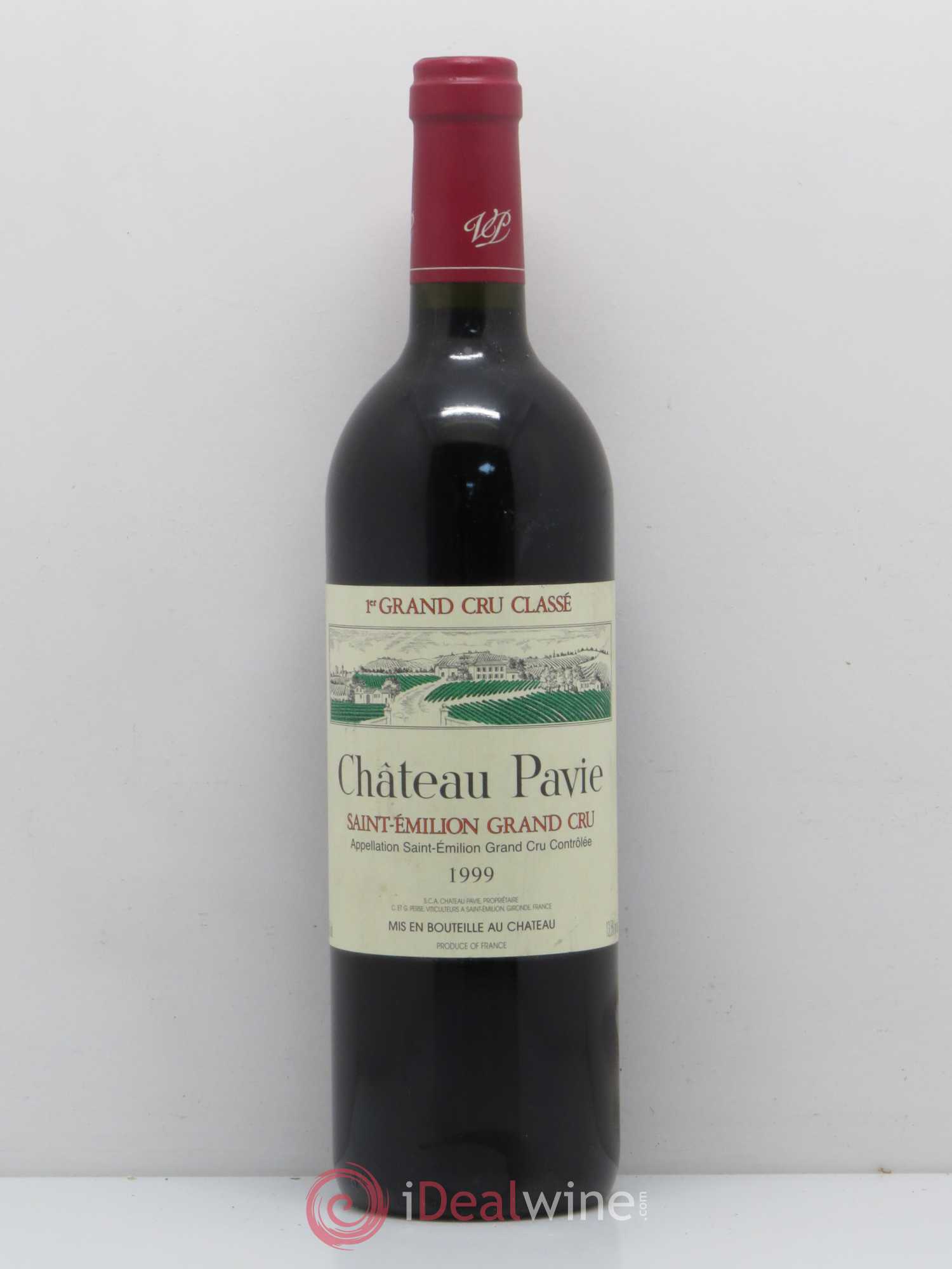 Château Pavie 1er Grand Cru Classé A 1999 - Lot de 1 bouteille - 0