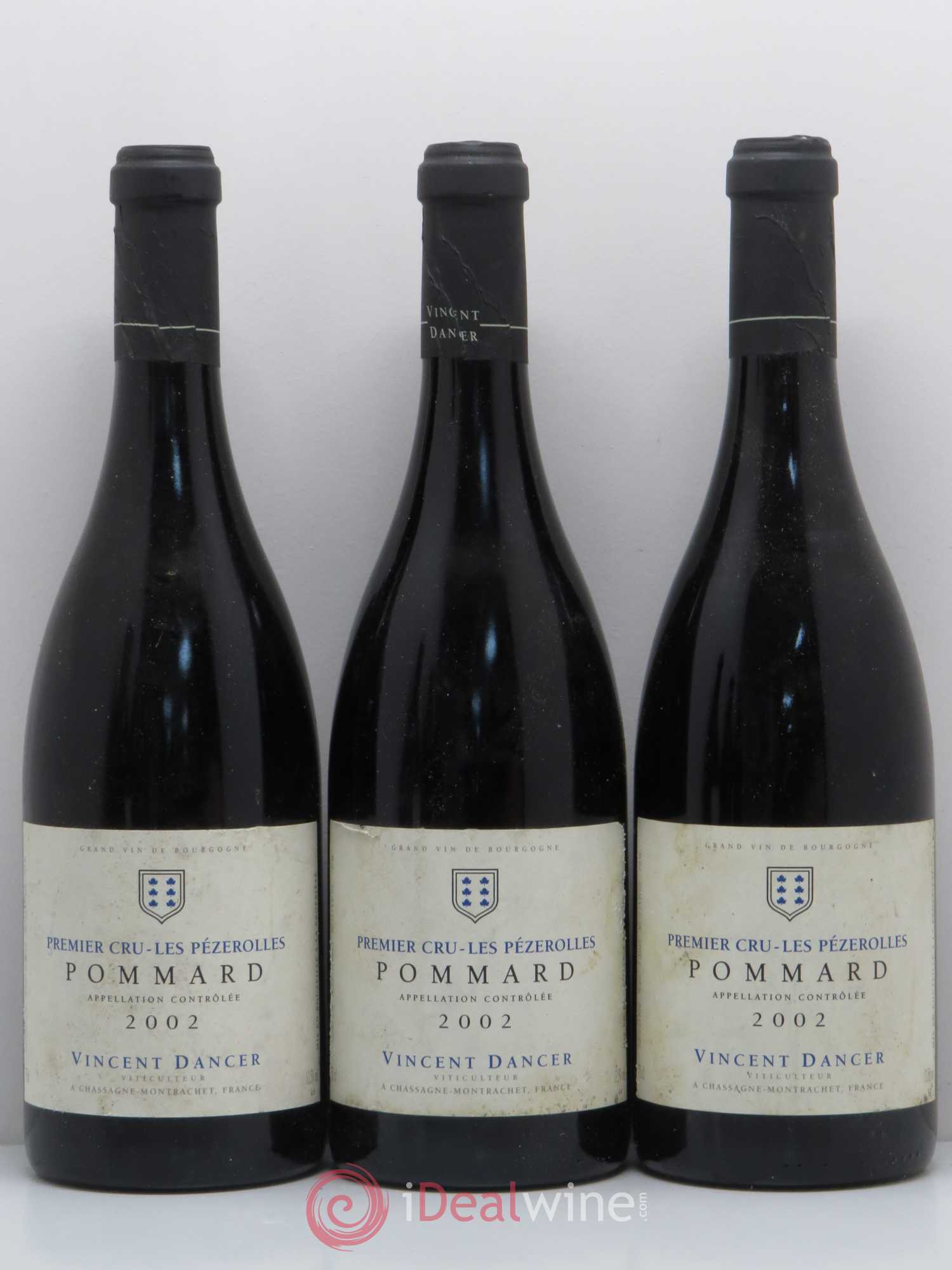Pommard 1er Cru Les Pézerolles Vincent Dancer 2002 - Lot de 6 bouteilles - 1