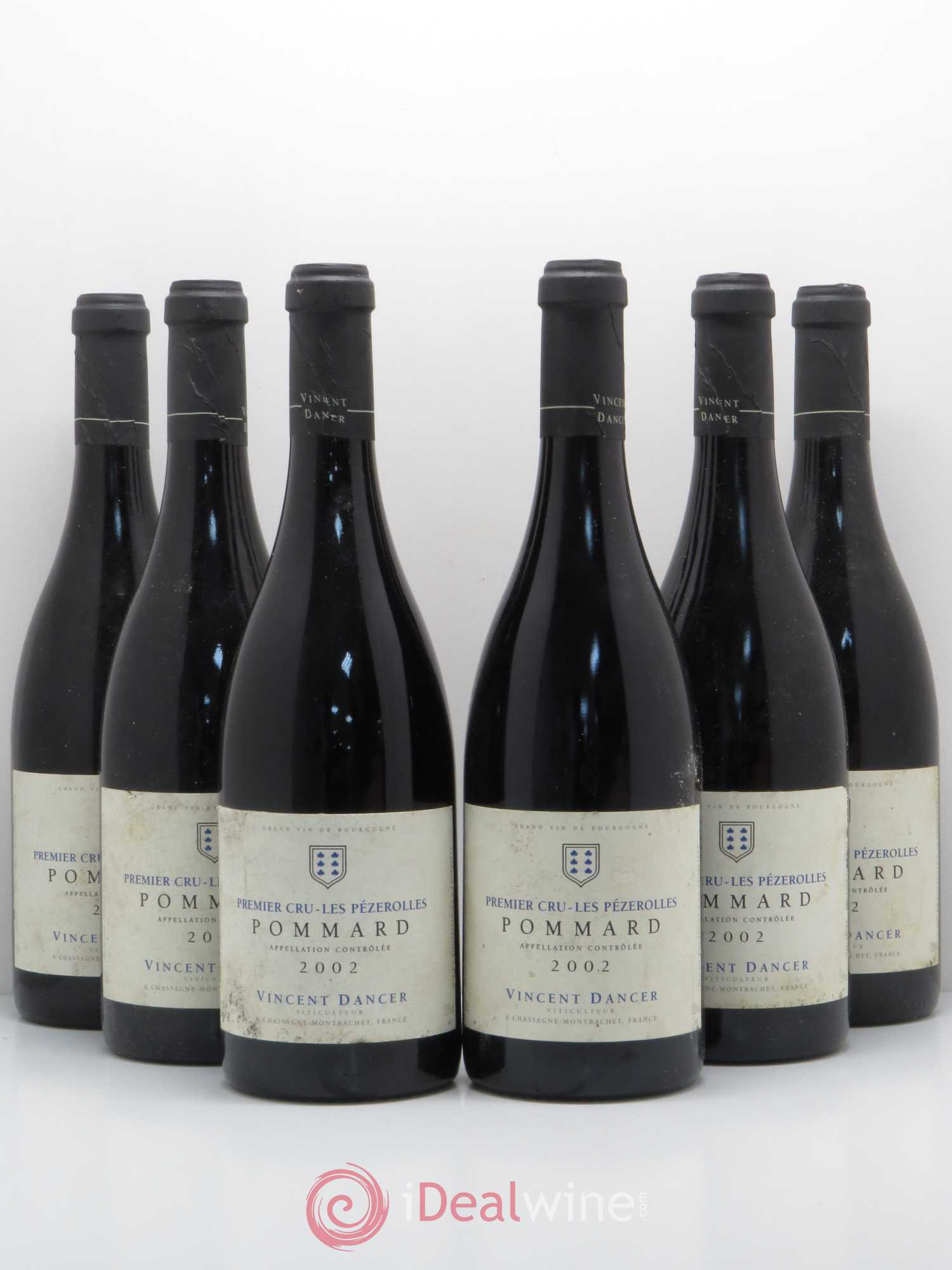 Pommard 1er Cru Les Pézerolles Vincent Dancer 2002 - Lot de 6 bouteilles - 0