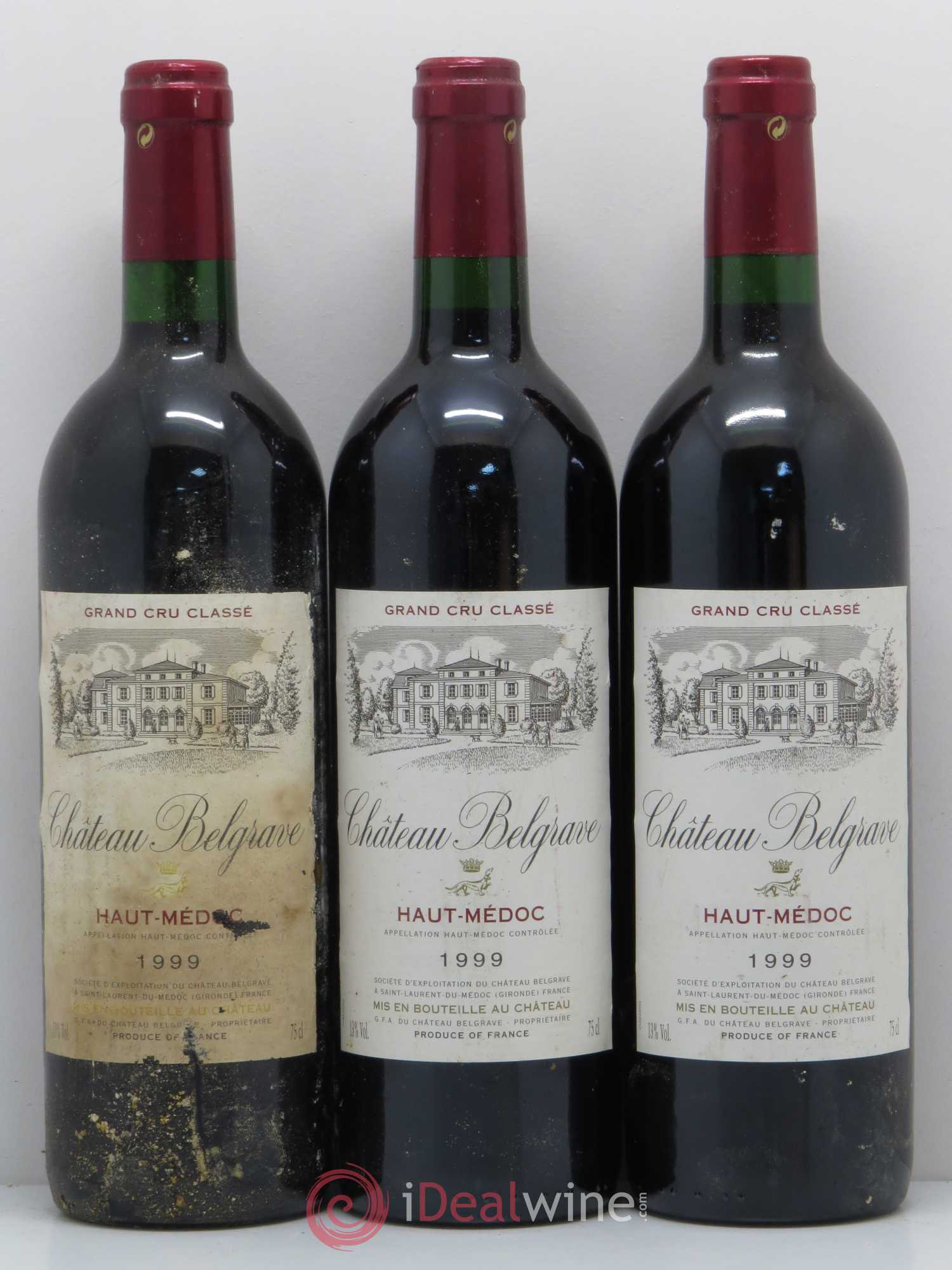 Château Belgrave 5ème Grand Cru Classé 1999 - Lot of 6 bottles - 2