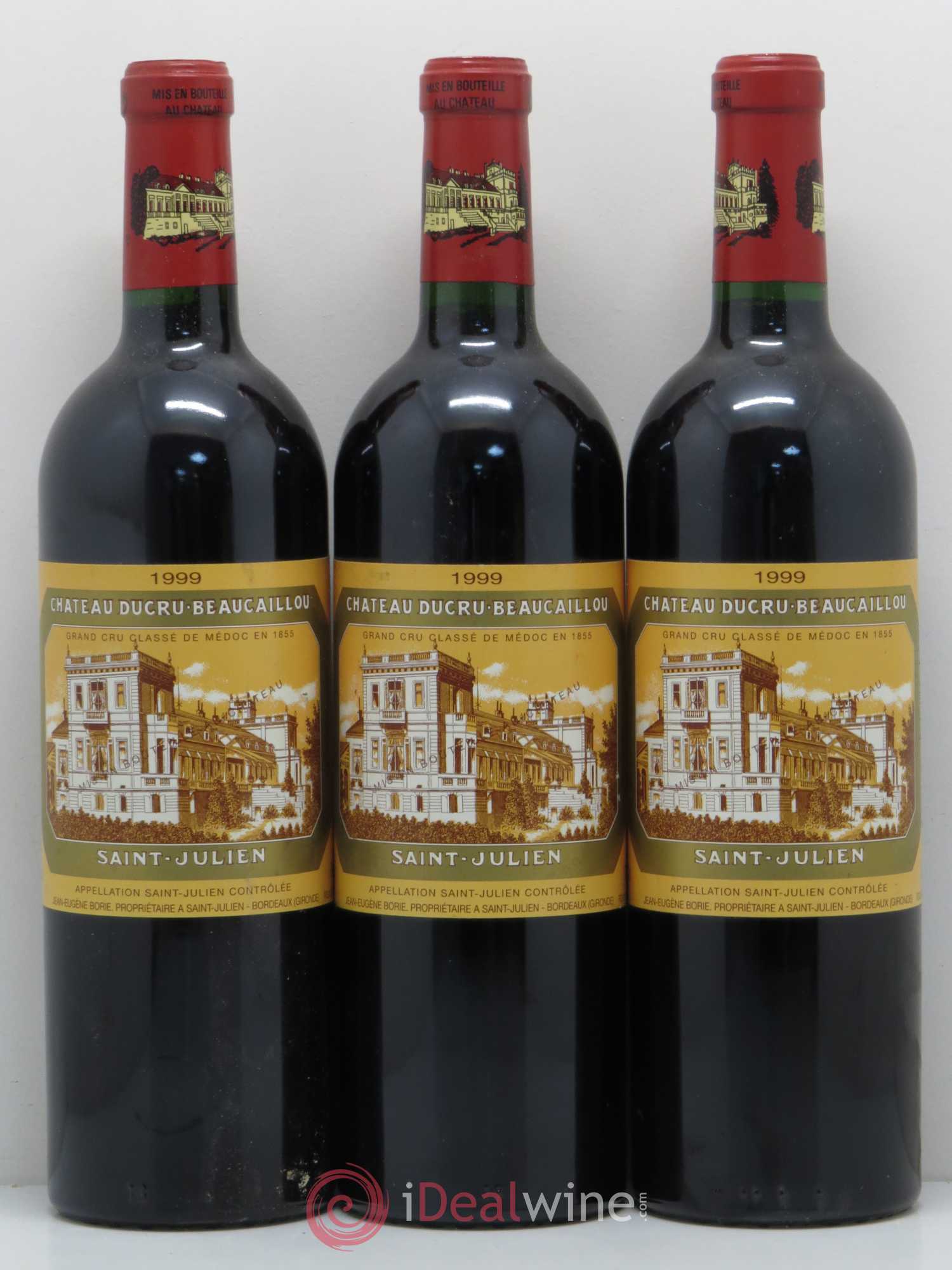 Château Ducru Beaucaillou 2ème Grand Cru Classé 1999 - Lot de 3 bouteilles - 0