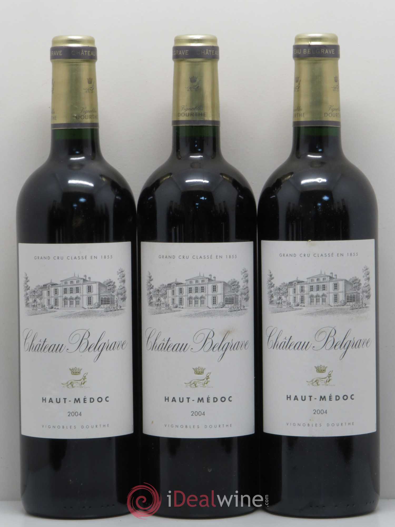 Château Belgrave 5ème Grand Cru Classé 2004 - Lot de 12 bouteilles - 1
