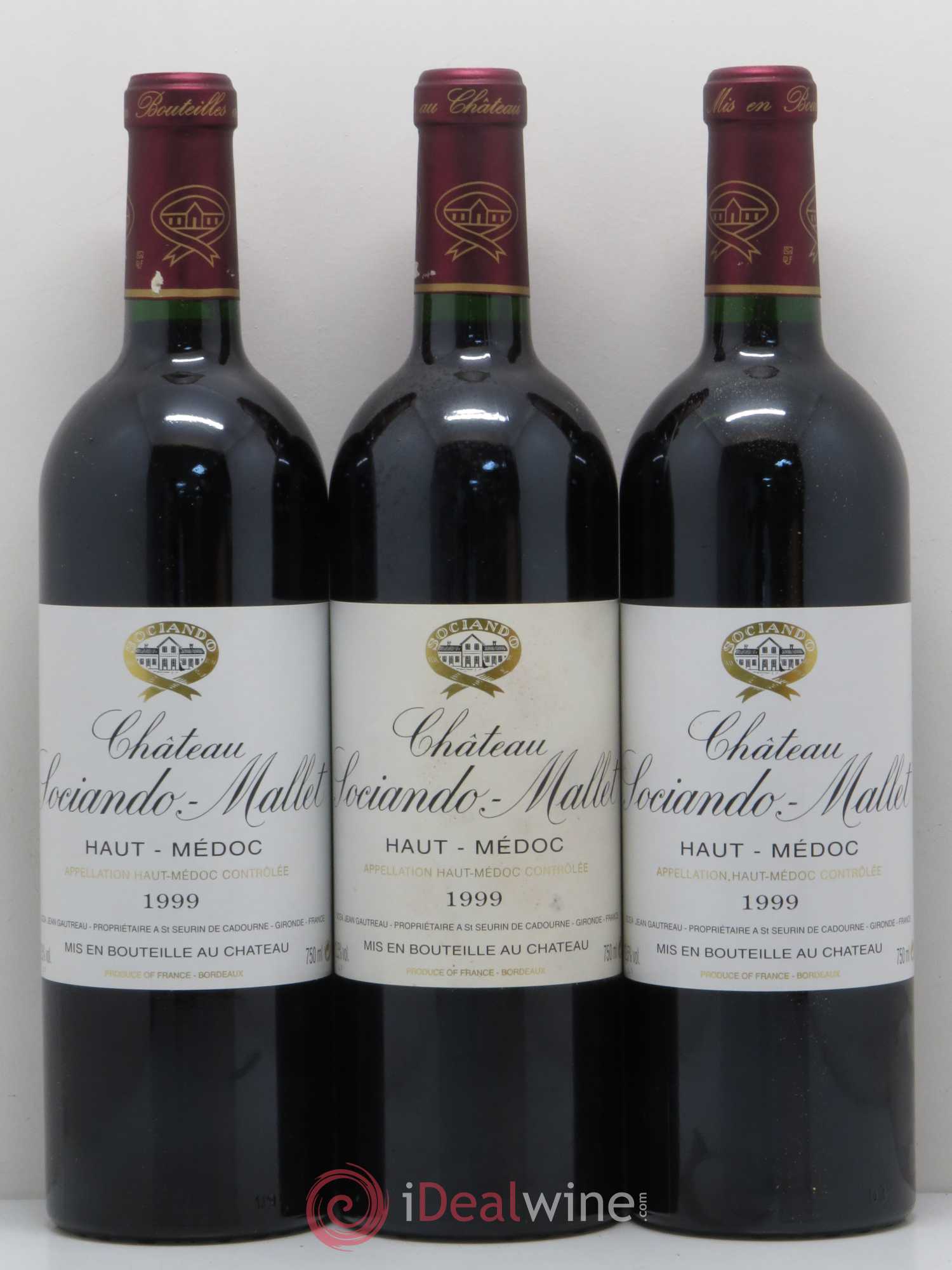 Château Sociando Mallet 1999 - Lot de 12 bouteilles - 4