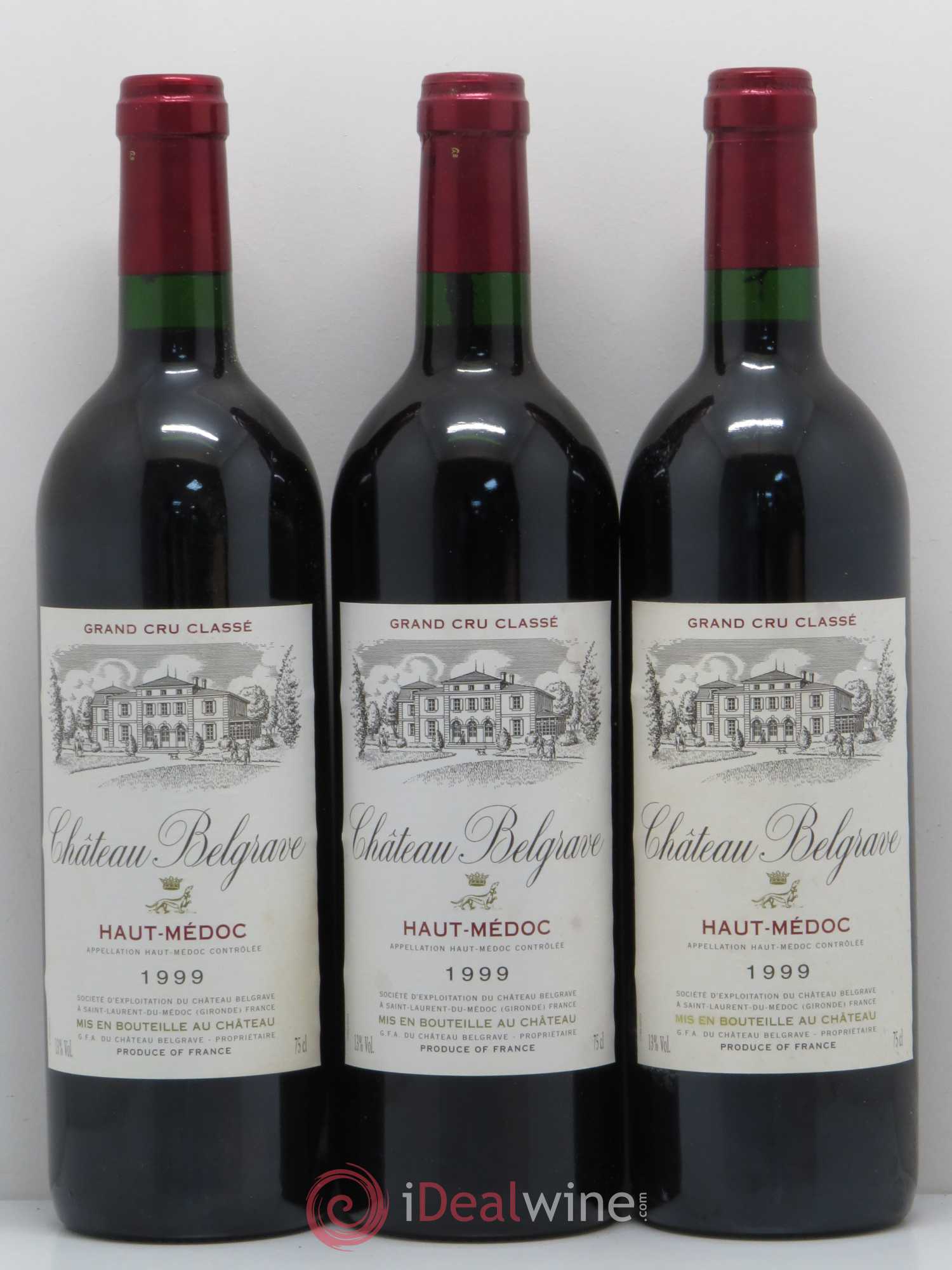 Château Belgrave 5ème Grand Cru Classé 1999 - Lot de 12 bouteilles - 4