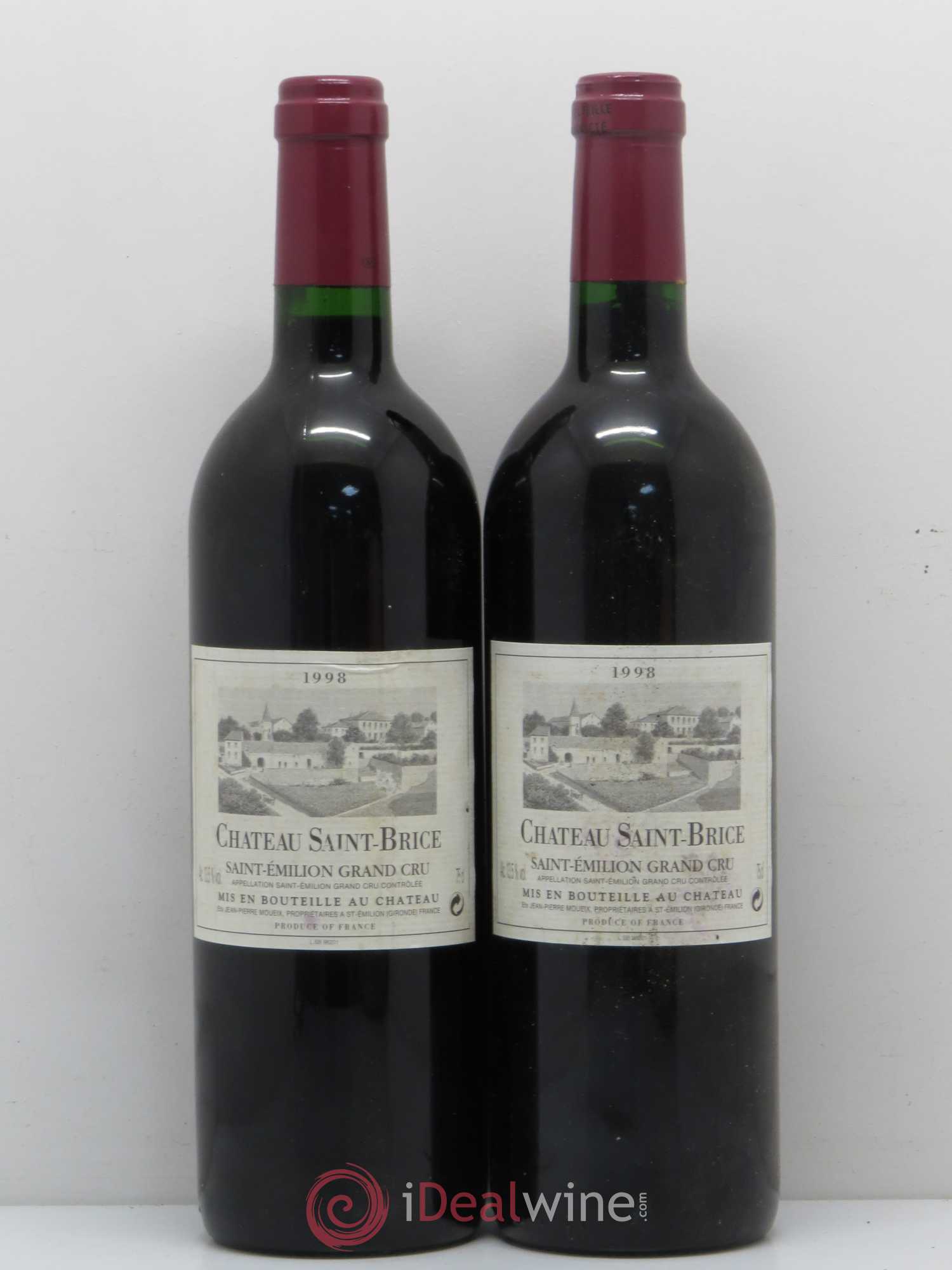 Saint-Émilion Château Saint Brice 1998 - Posten von 5 Flaschen - 2