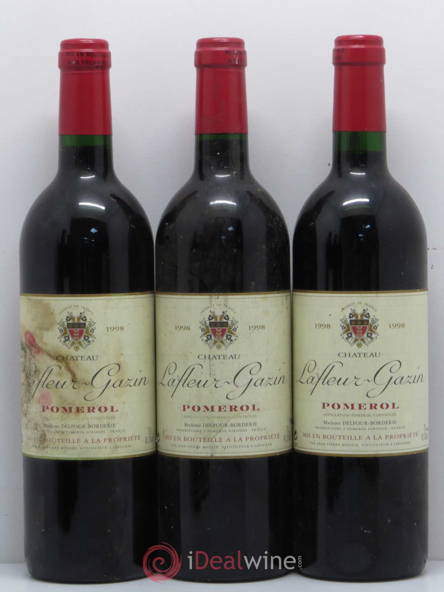 Château Lafleur-Gazin 1998 - Lot of 6 bottles - 1