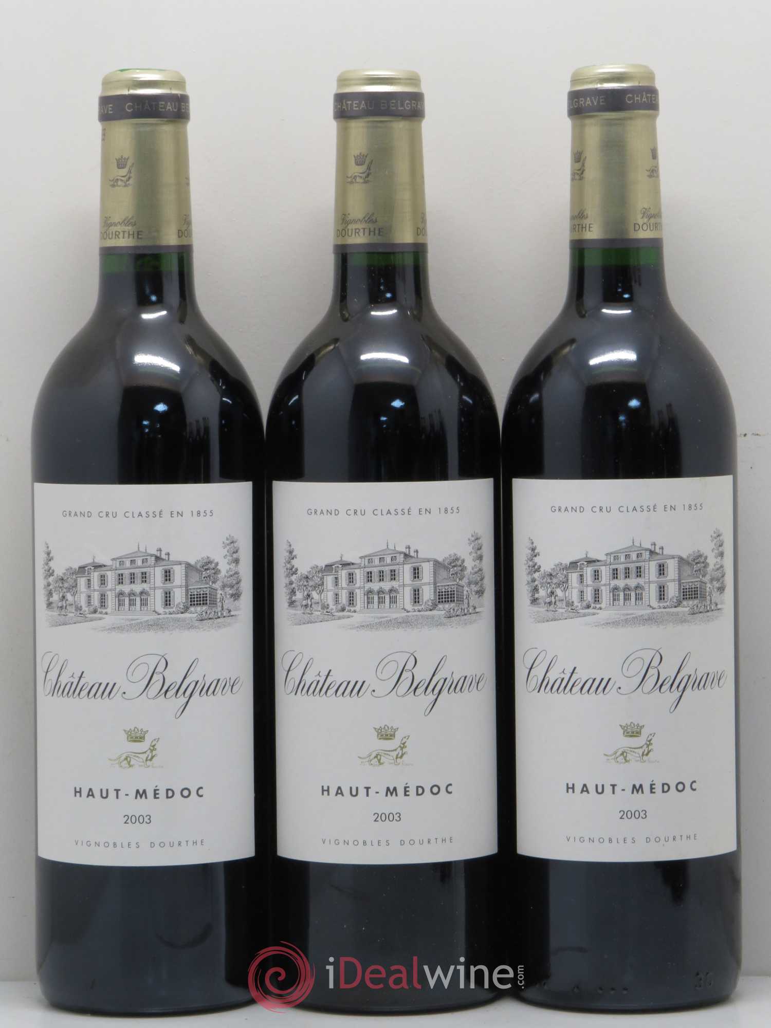 Château Belgrave 5ème Grand Cru Classé 2003 - Lot de 12 bouteilles - 3