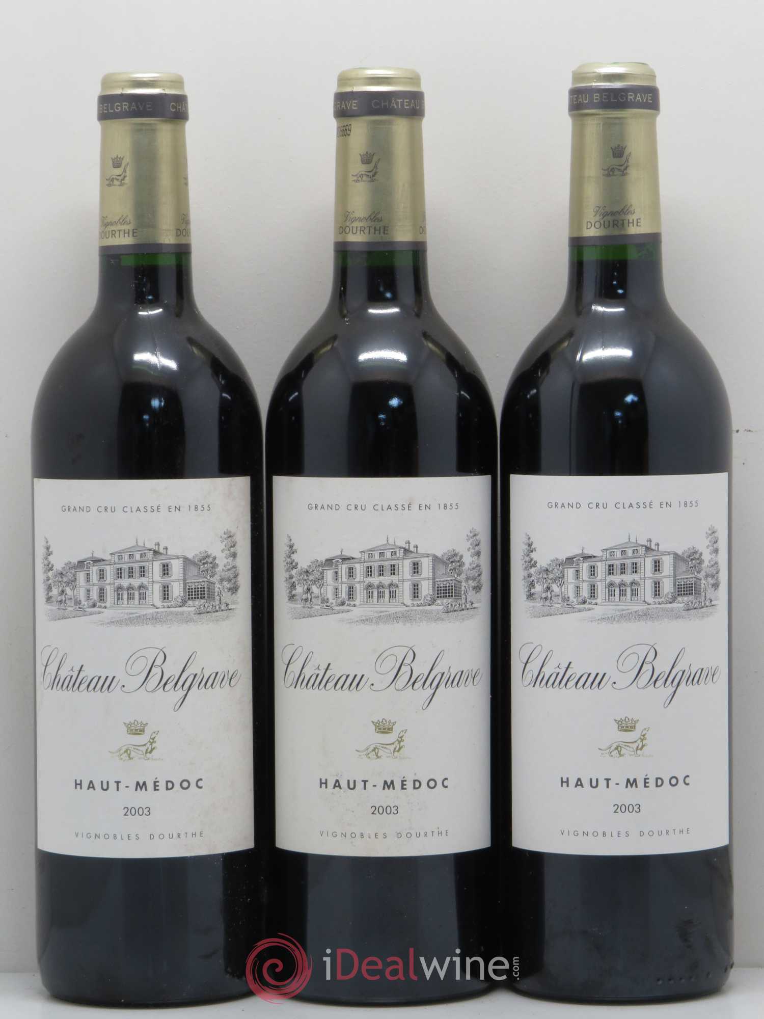 Château Belgrave 5ème Grand Cru Classé 2003 - Lot de 12 bouteilles - 4