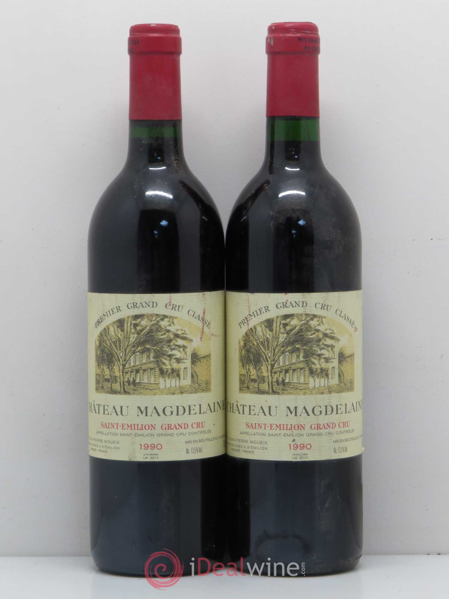 Château Magdelaine 1990 - Lot de 2 bouteilles - 0