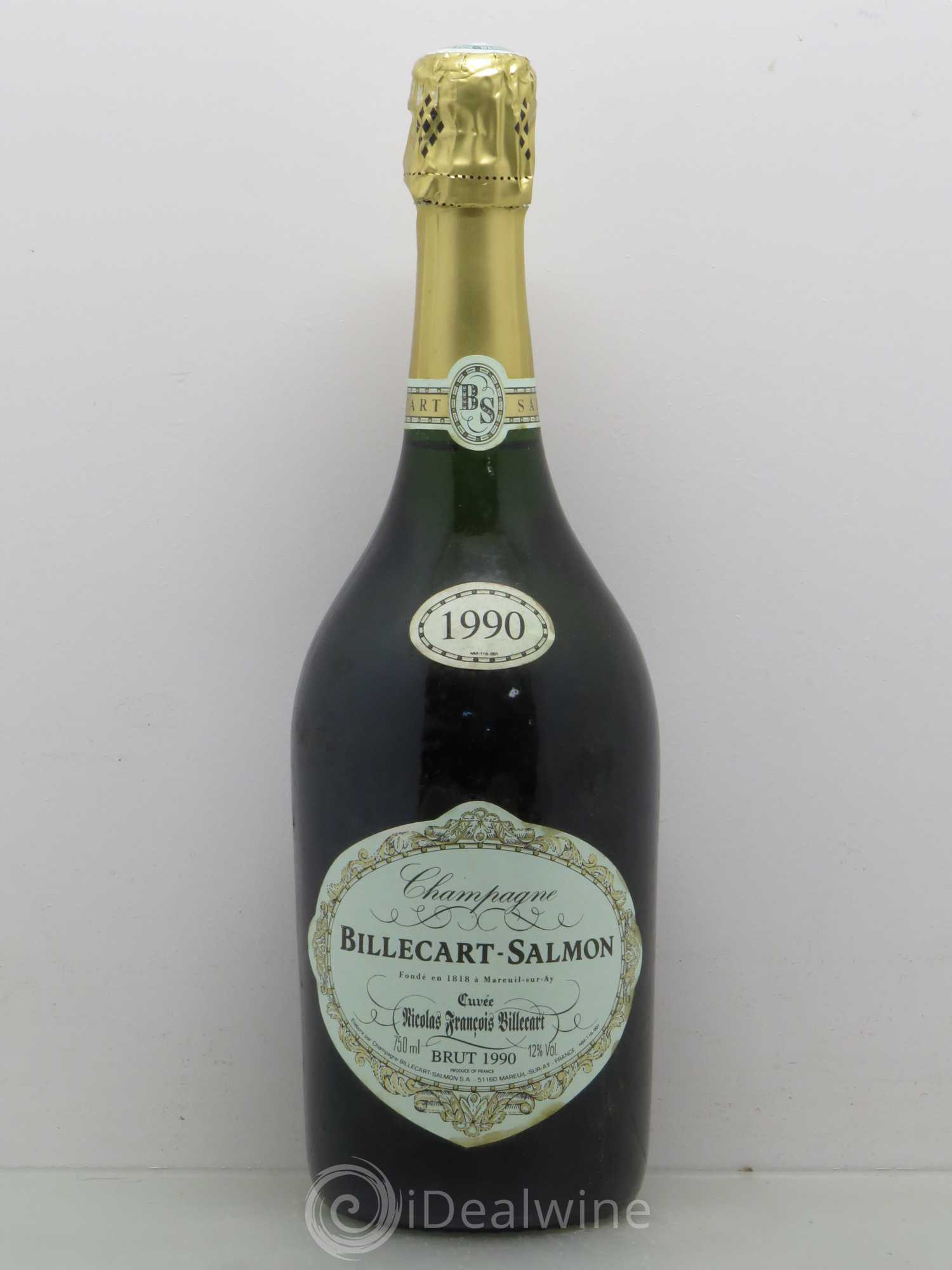 Brut Nicolas François Billecart Billecart-Salmon 1990 - Lot de 1 bouteille - 0