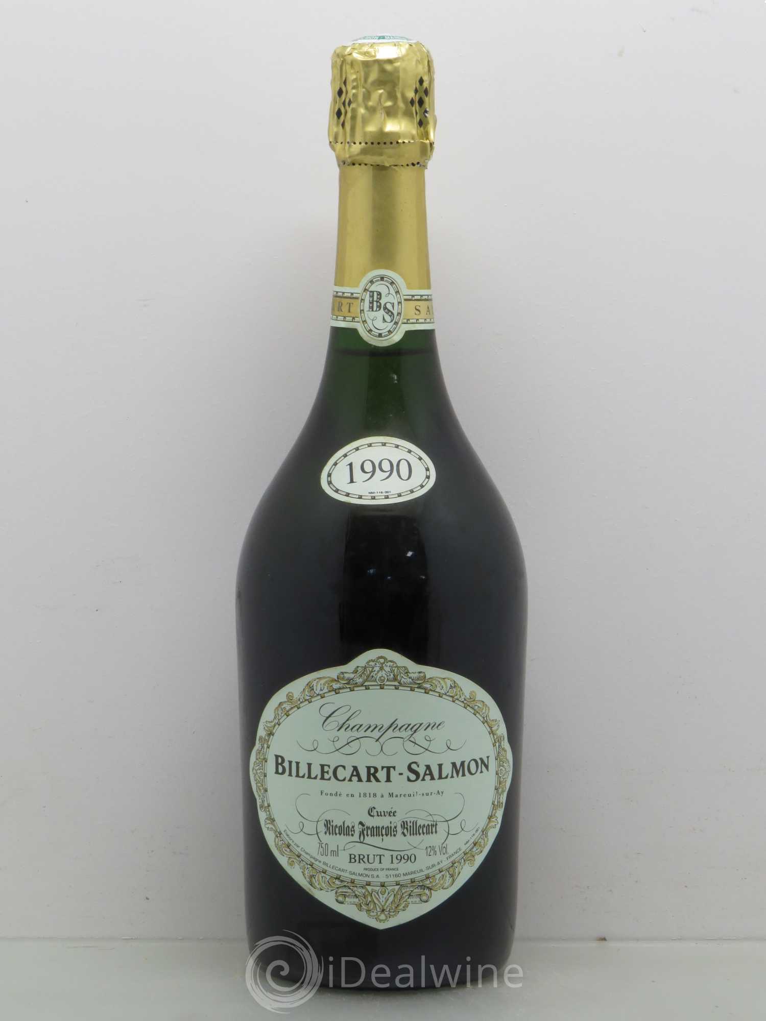 Brut Nicolas François Billecart Billecart-Salmon 1990 - Lot de 1 bouteille - 0