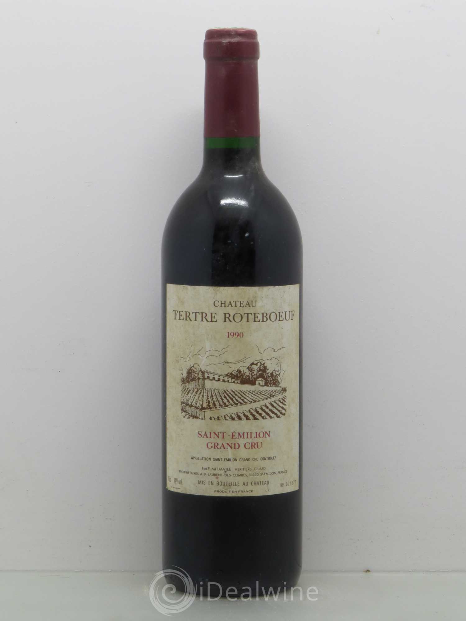 Château Tertre Roteboeuf 1990 - Lot of 1 bottle - 0