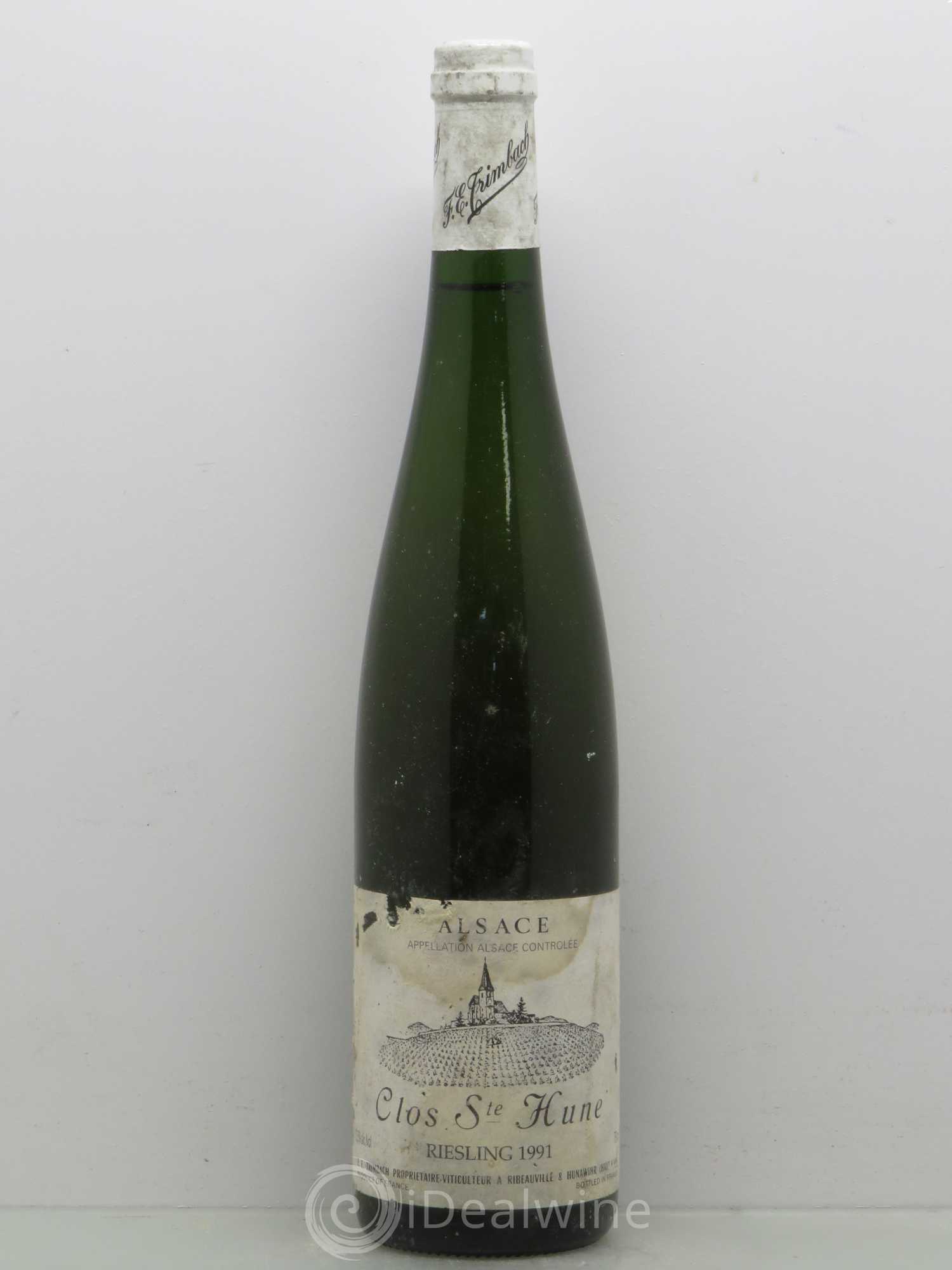 Alsace Riesling Clos Sainte-Hune Trimbach (Domaine) 1991 - Lot de 1 bouteille - 0