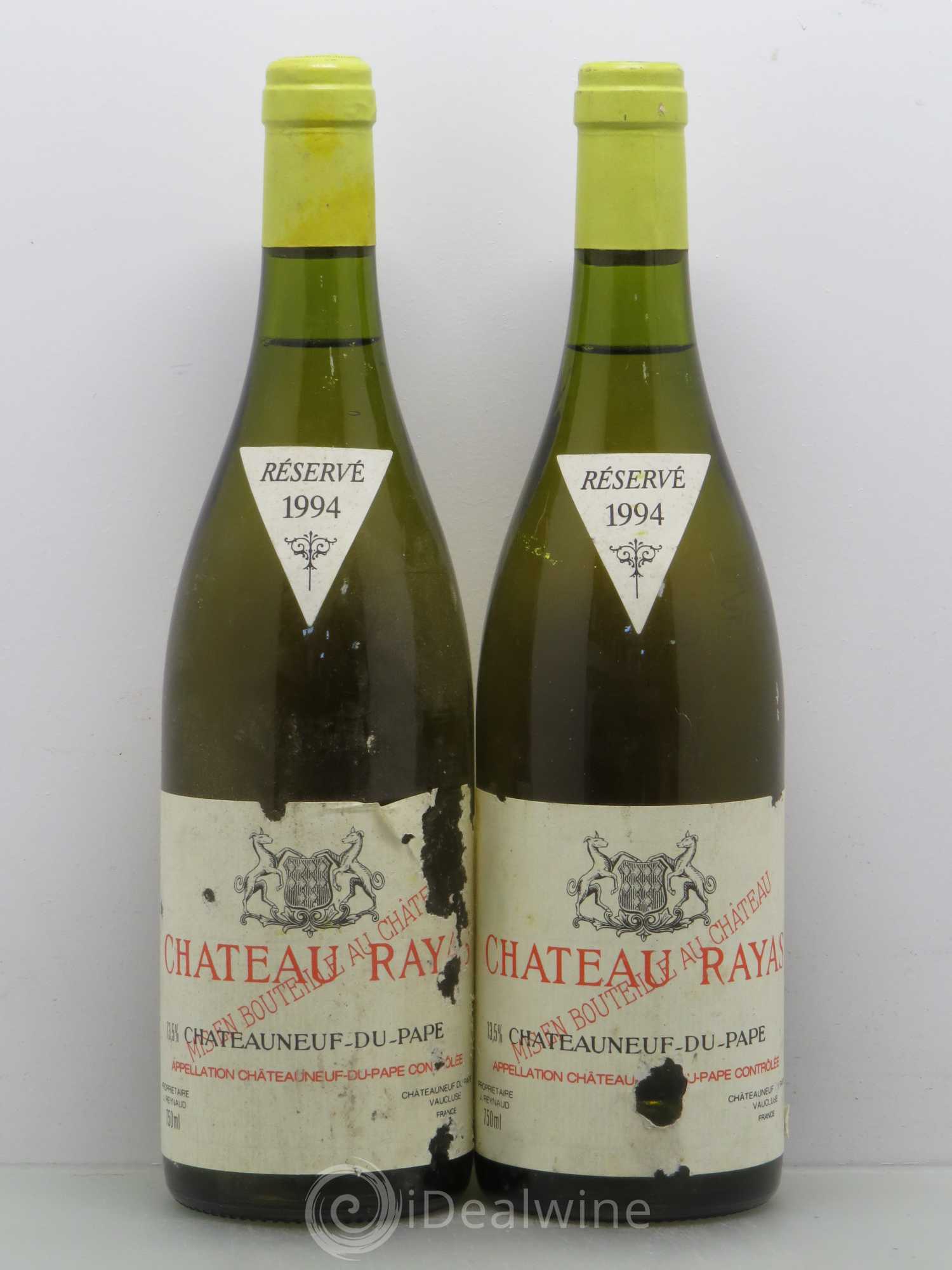 Châteauneuf-du-Pape Château Rayas Emmanuel Reynaud 1994 - Lot de 2 bouteilles - 0
