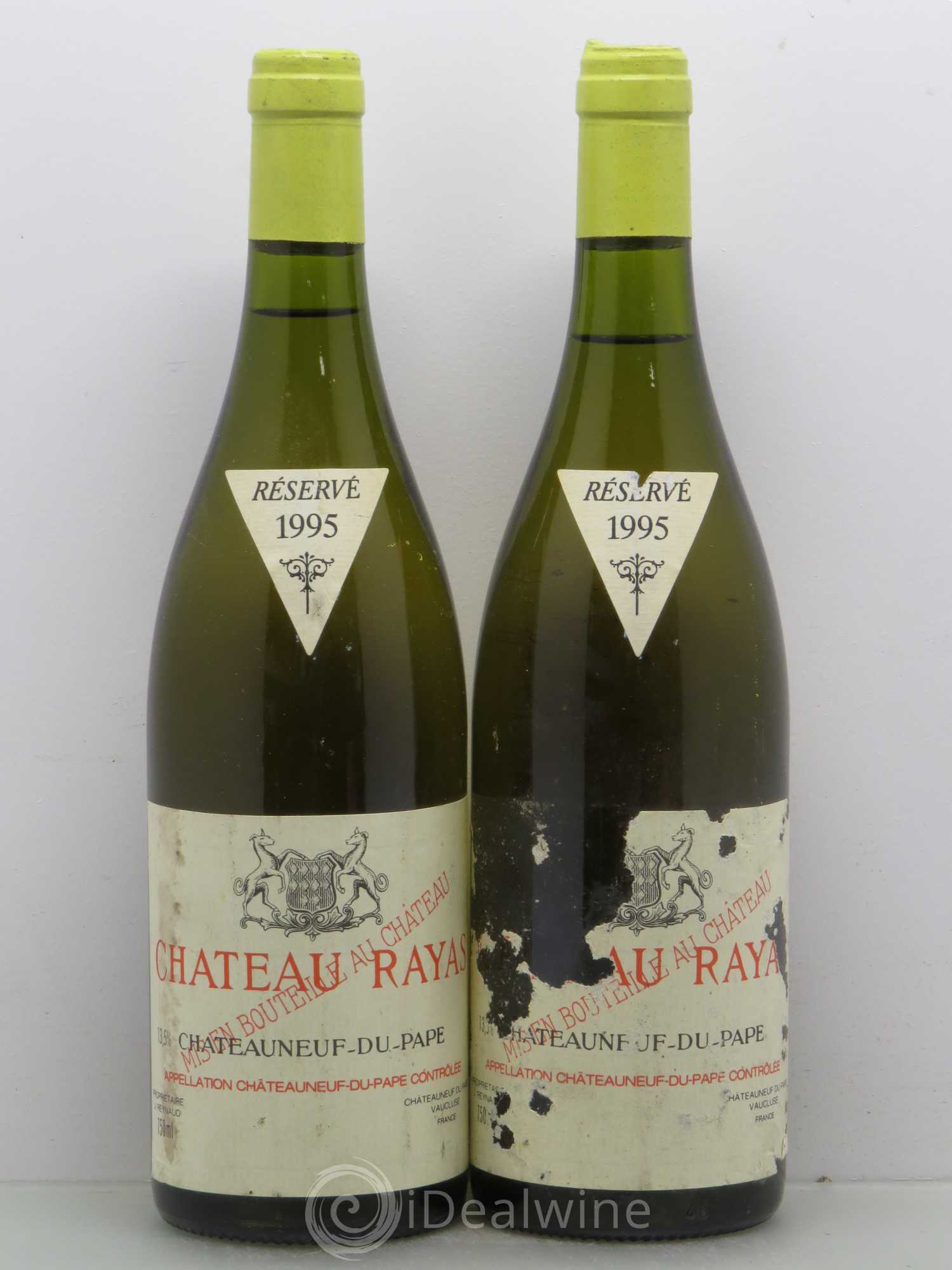 Châteauneuf-du-Pape Château Rayas Emmanuel Reynaud 1995 - Lot de 2 bouteilles - 0