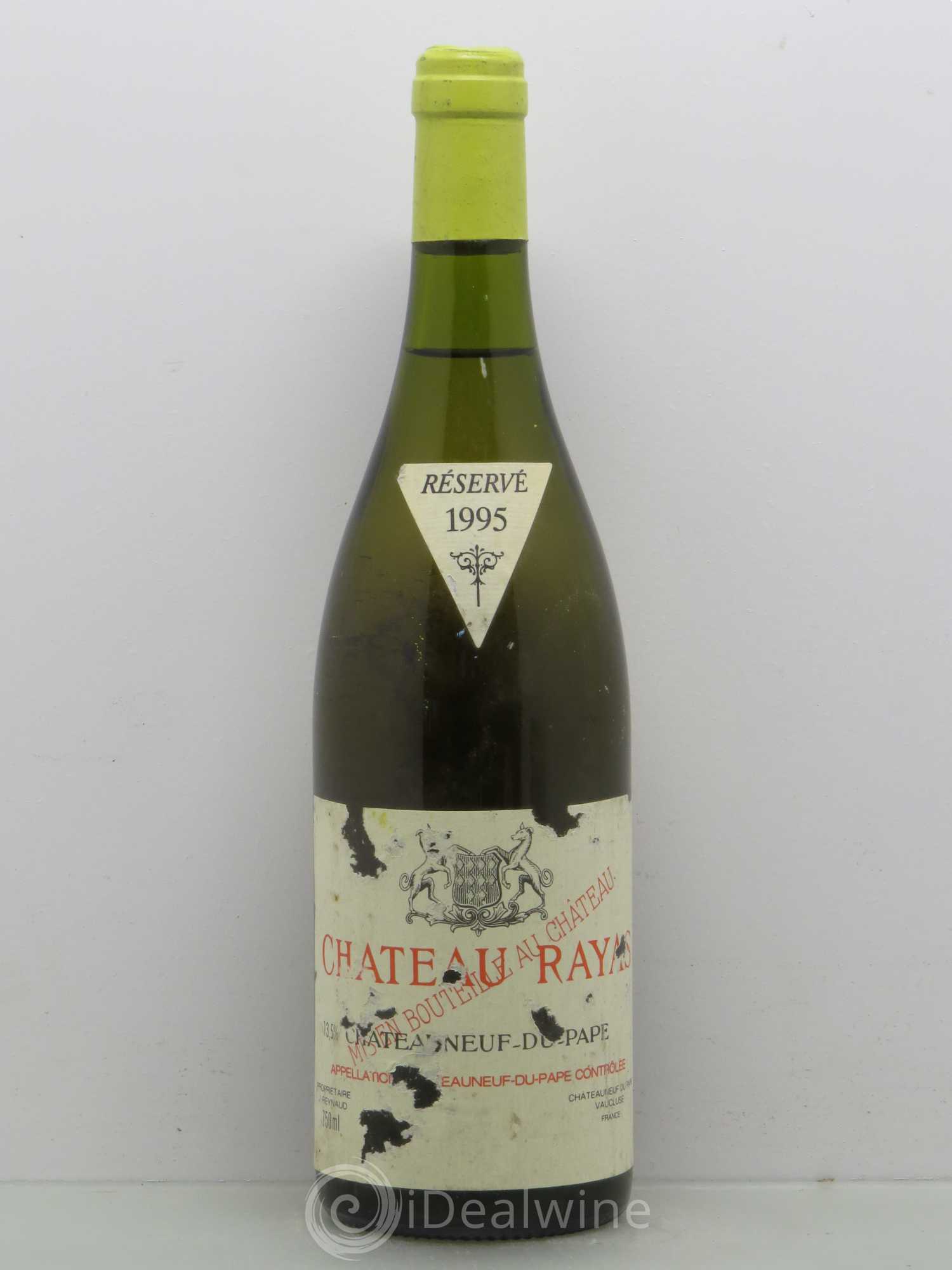 Châteauneuf-du-Pape Château Rayas Emmanuel Reynaud 1995 - Lot de 1 bouteille - 0