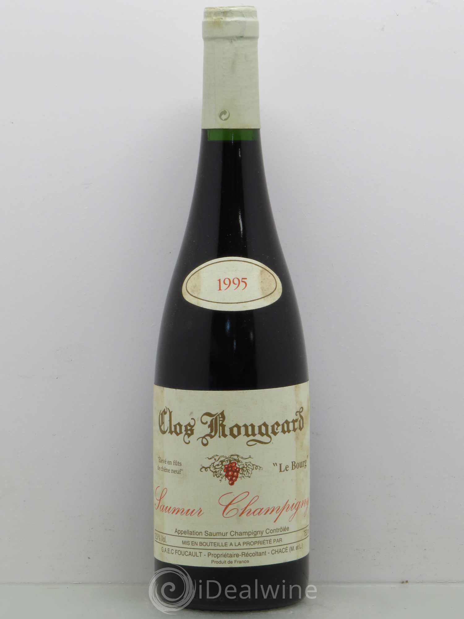 Saumur-Champigny Le Bourg Clos Rougeard 1995 - Lot de 1 bouteille - 0