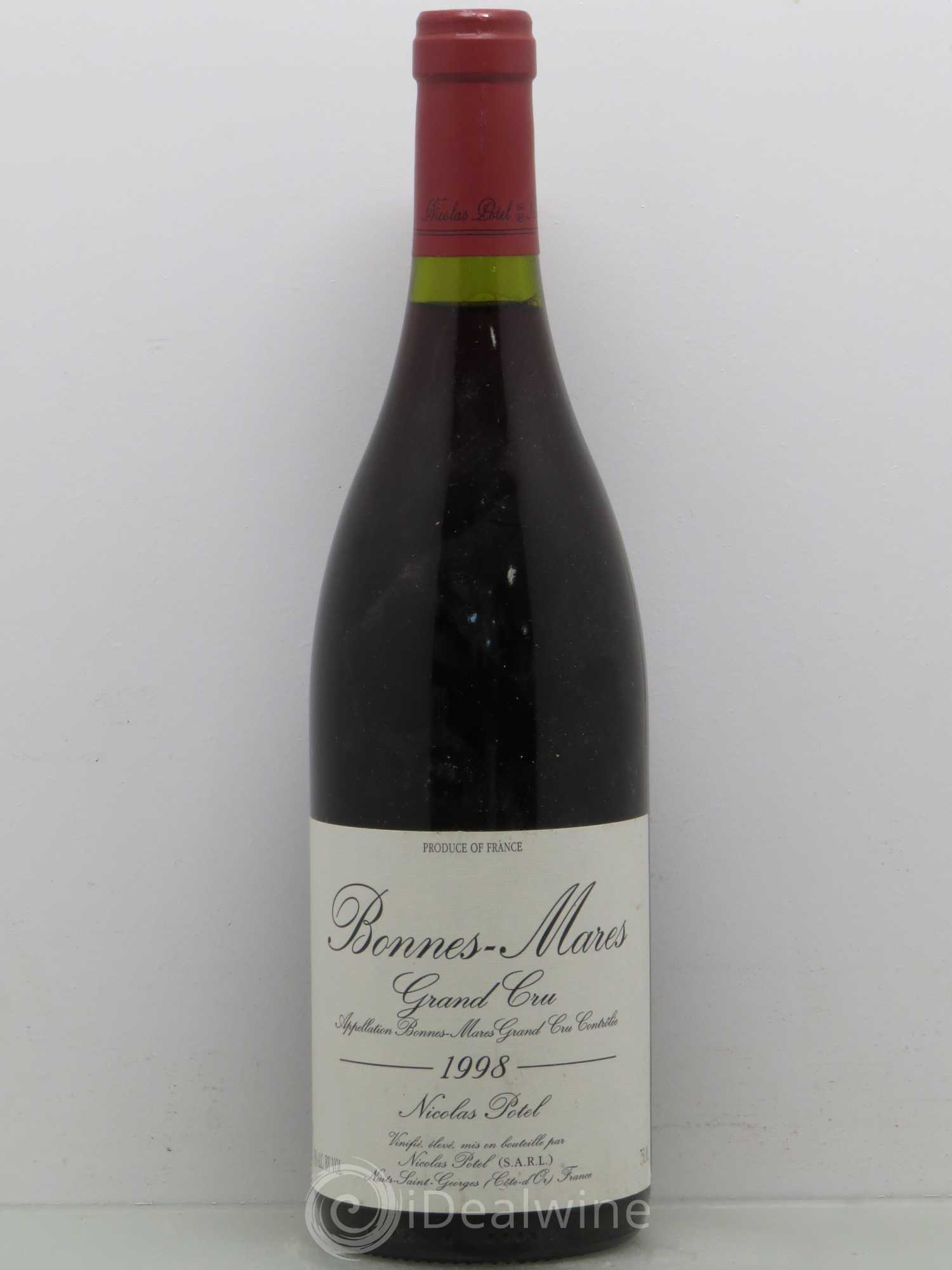 Bonnes-Mares Grand Cru Nicolas Potel 1998 - Lot de 1 bouteille - 0