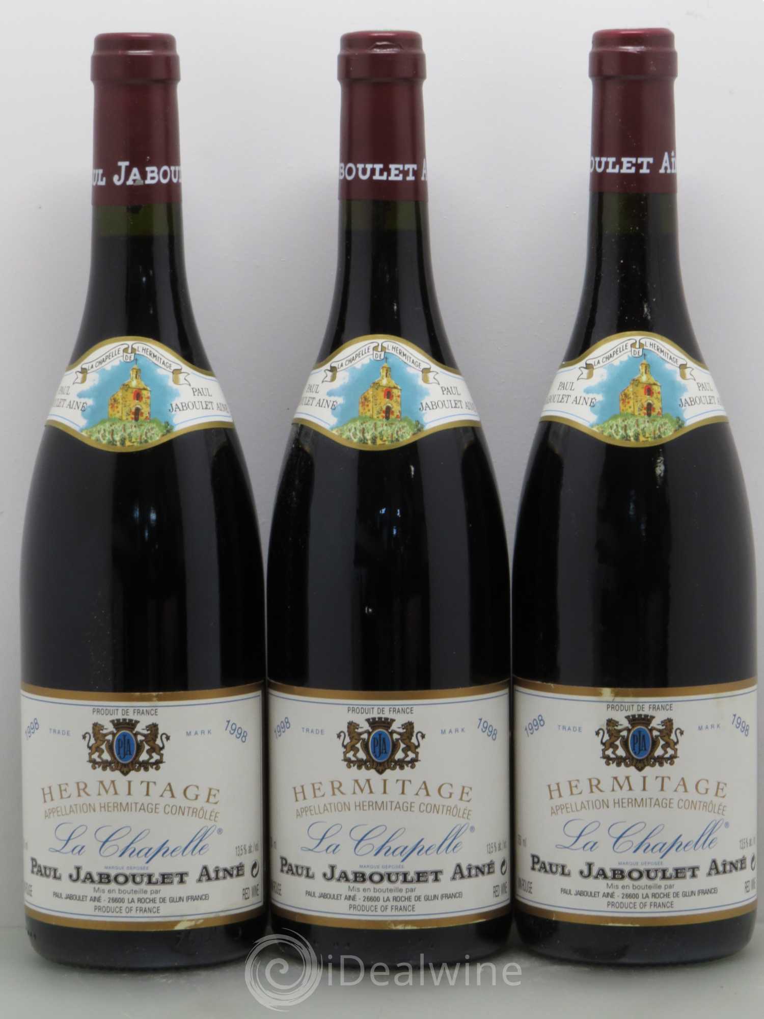 Hermitage La Chapelle Paul Jaboulet Ainé 1998 - Lot de 6 bouteilles - 2