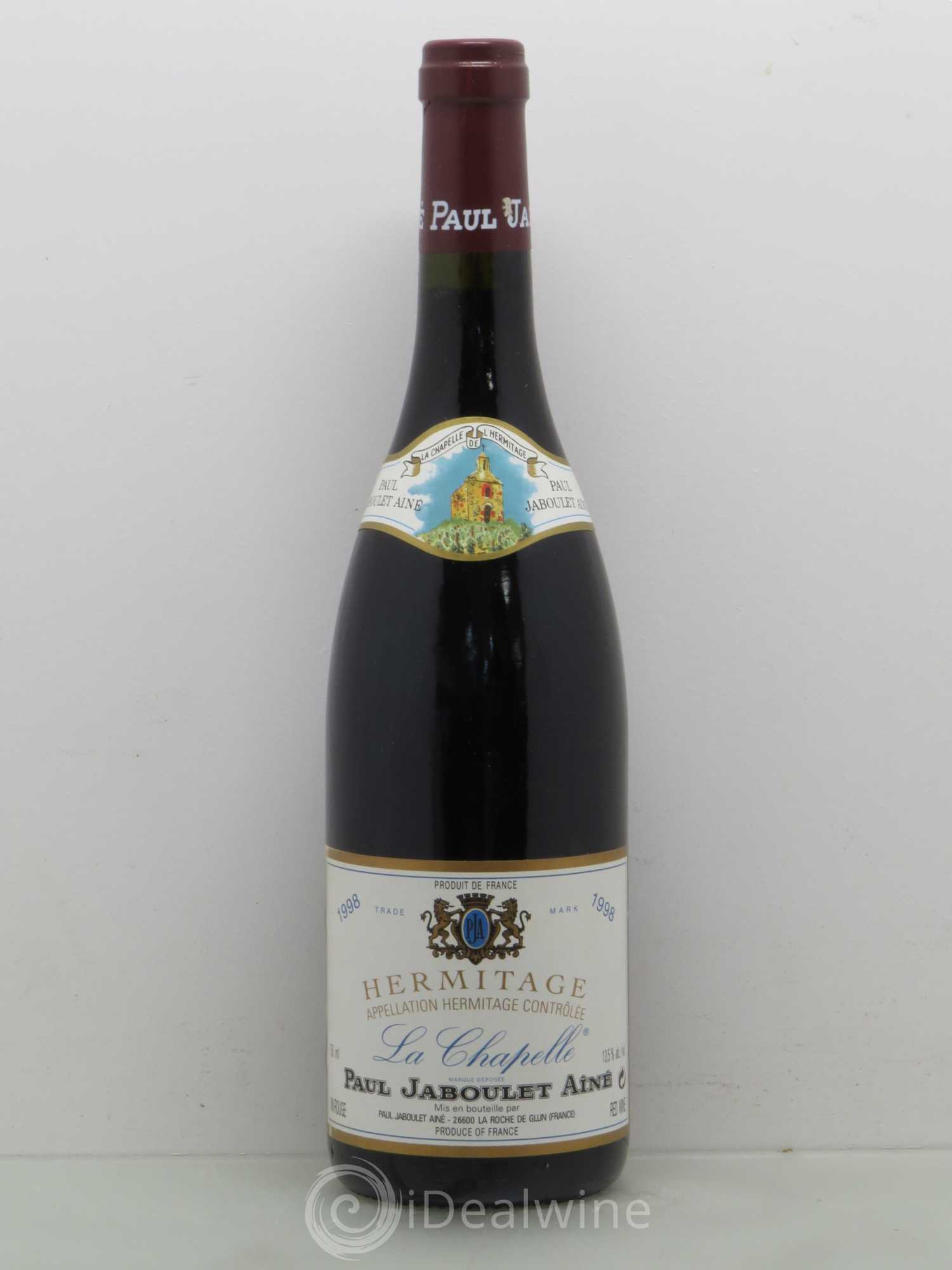 Hermitage La Chapelle Paul Jaboulet Ainé 1998 - Lot de 1 bouteille - 0
