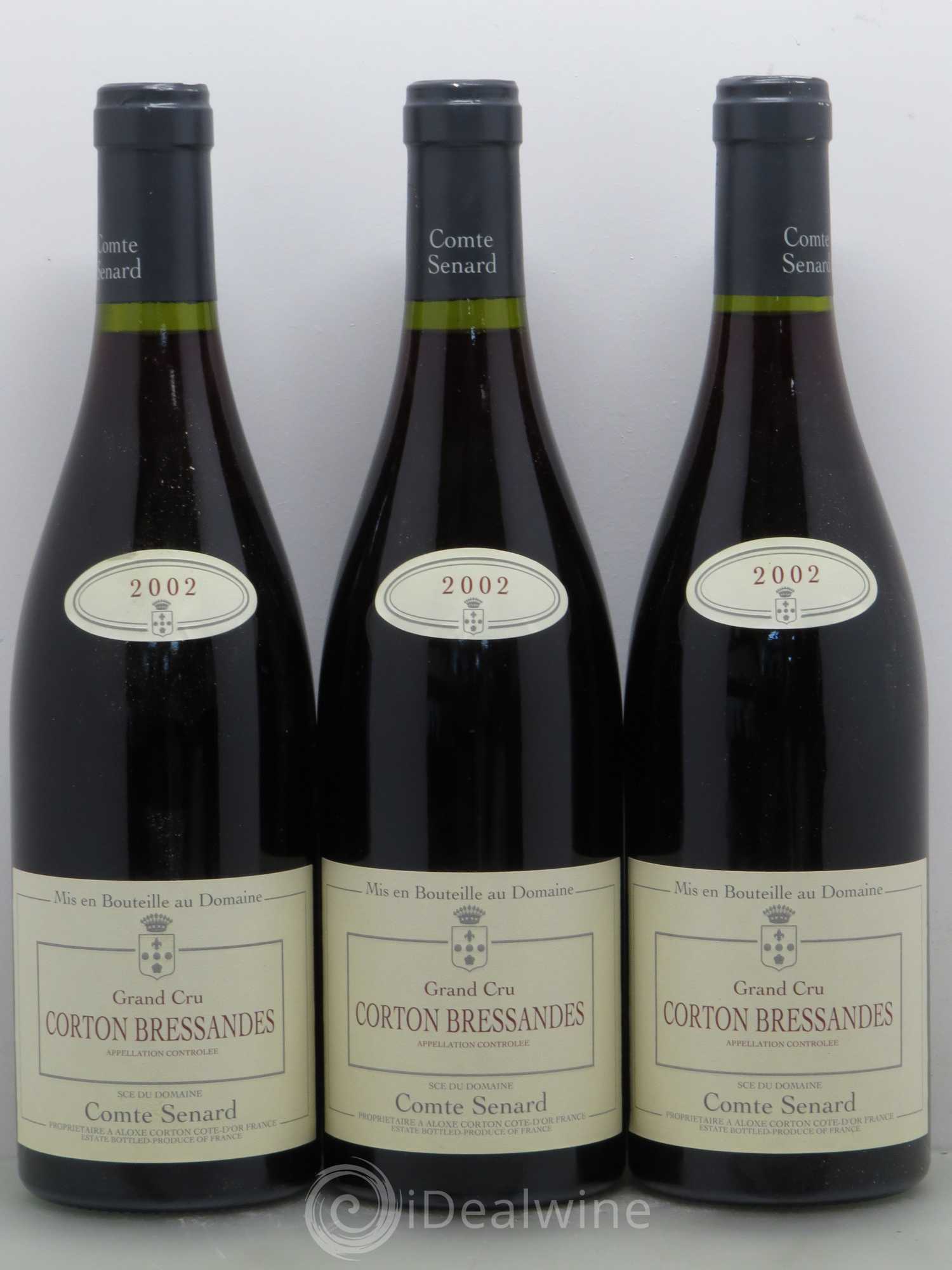 Corton Grand Cru Bressandes Domaine Senard 2002 - Posten von 6 Flaschen - 1