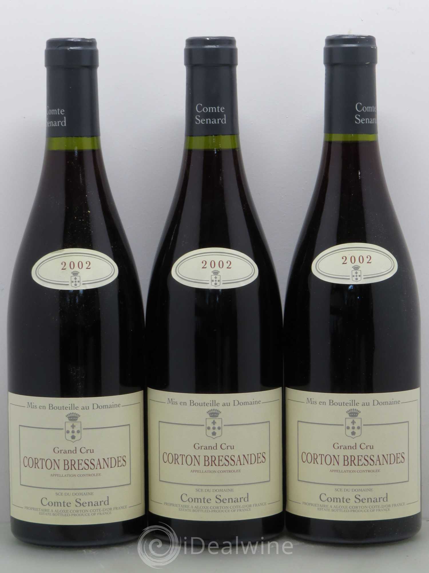 Corton Grand Cru Bressandes Domaine Senard 2002 - Posten von 6 Flaschen - 2