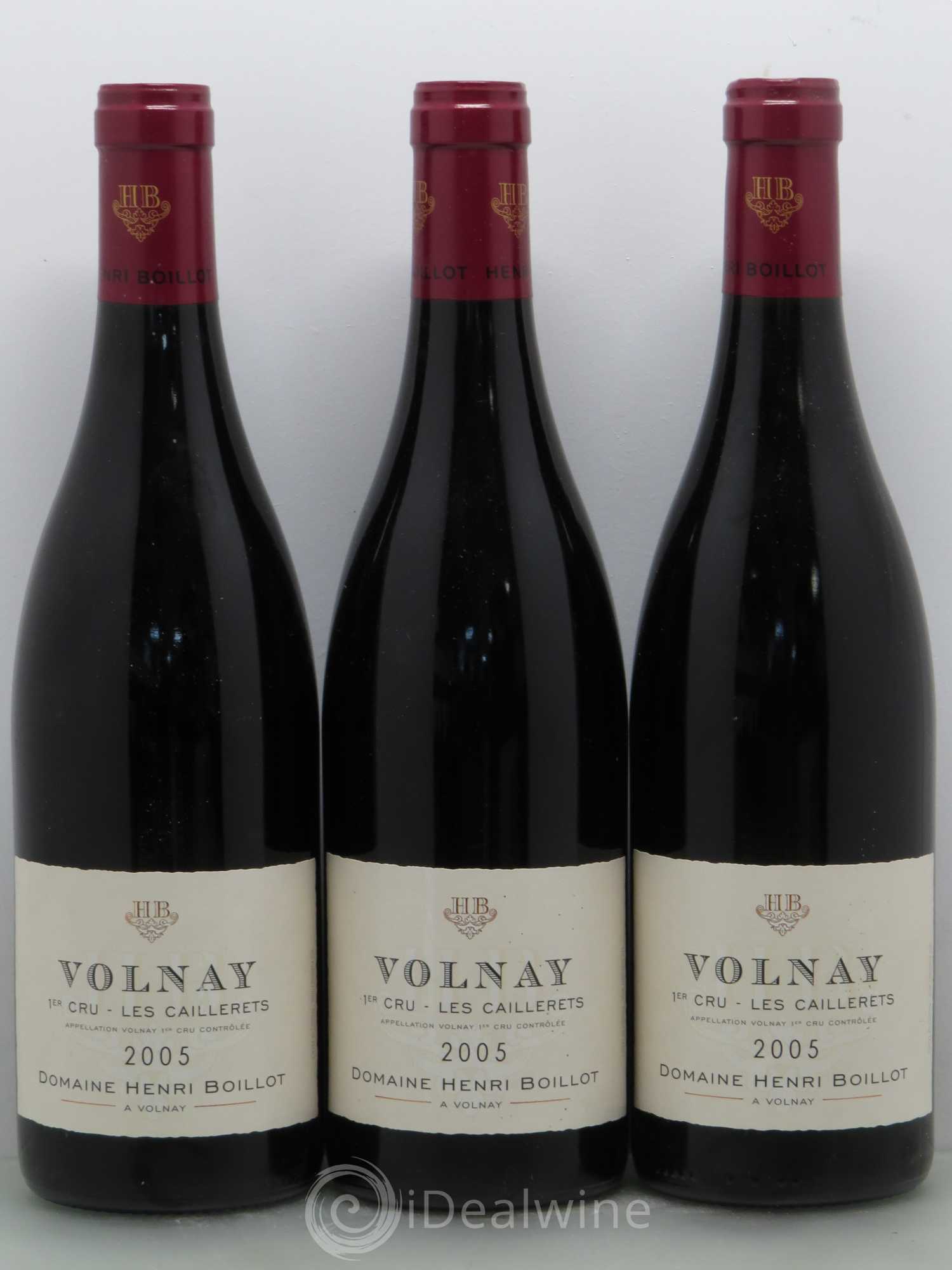 Volnay 1er Cru Les Caillerets Henri Boillot 2005 - Posten von 6 Flaschen - 1