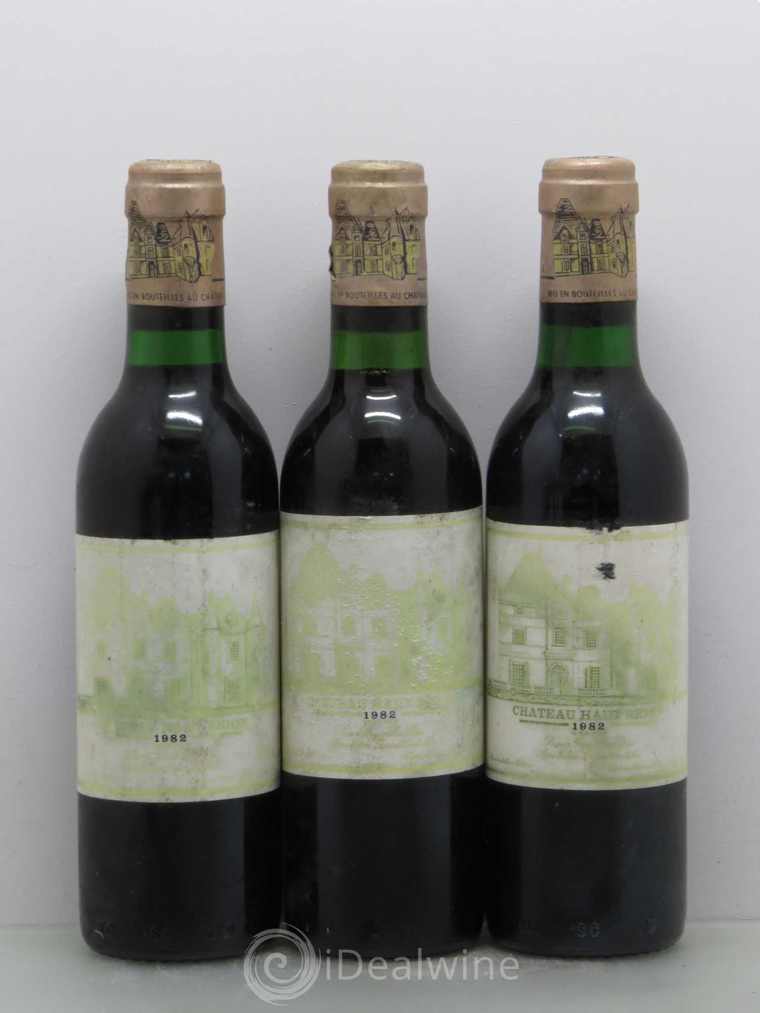 Château Haut Brion 1er Grand Cru Classé 1982 - Posten von 6 Demi-Flaschen - 1