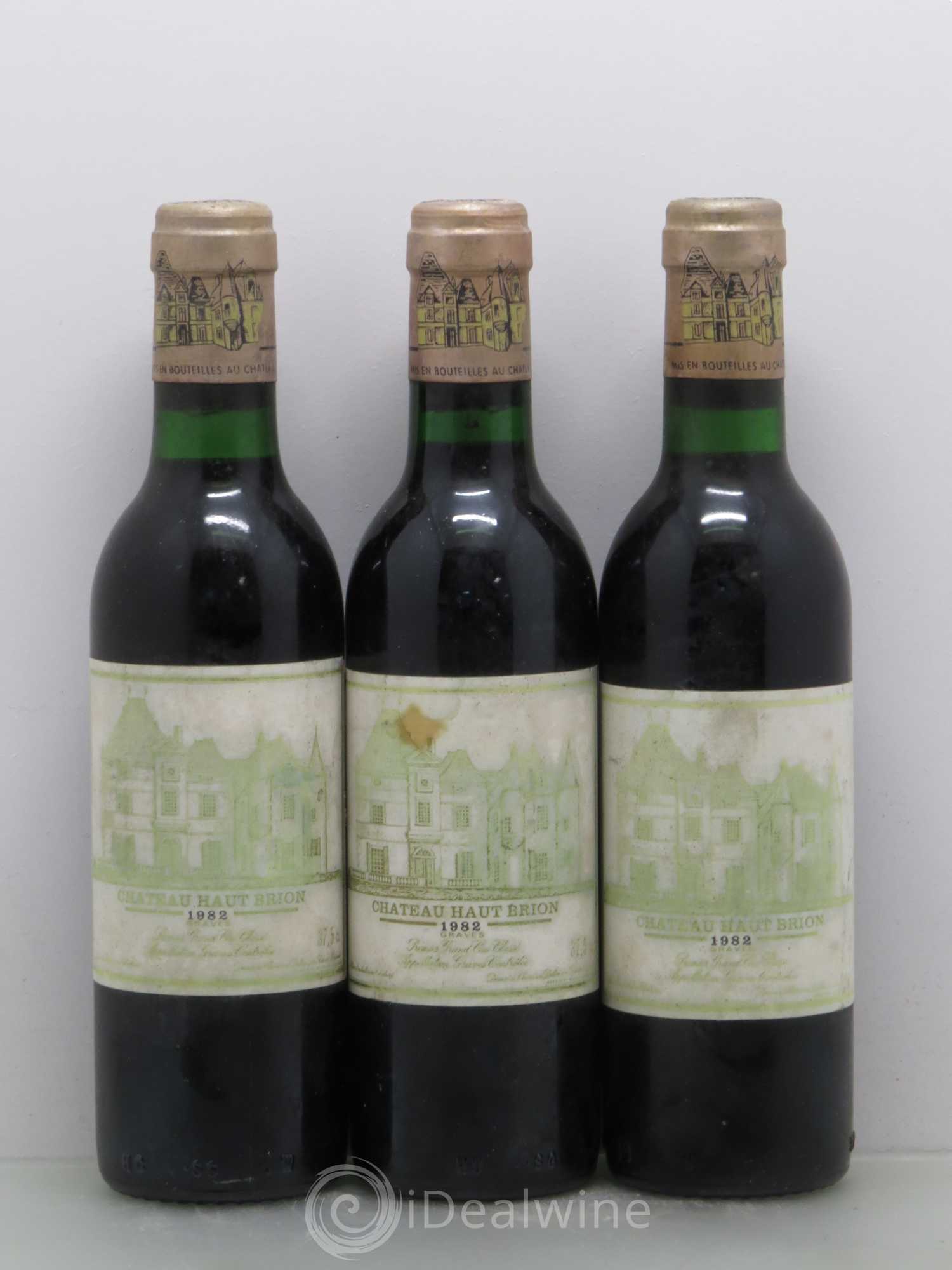 Château Haut Brion 1er Grand Cru Classé 1982 - Posten von 6 Demi-Flaschen - 2