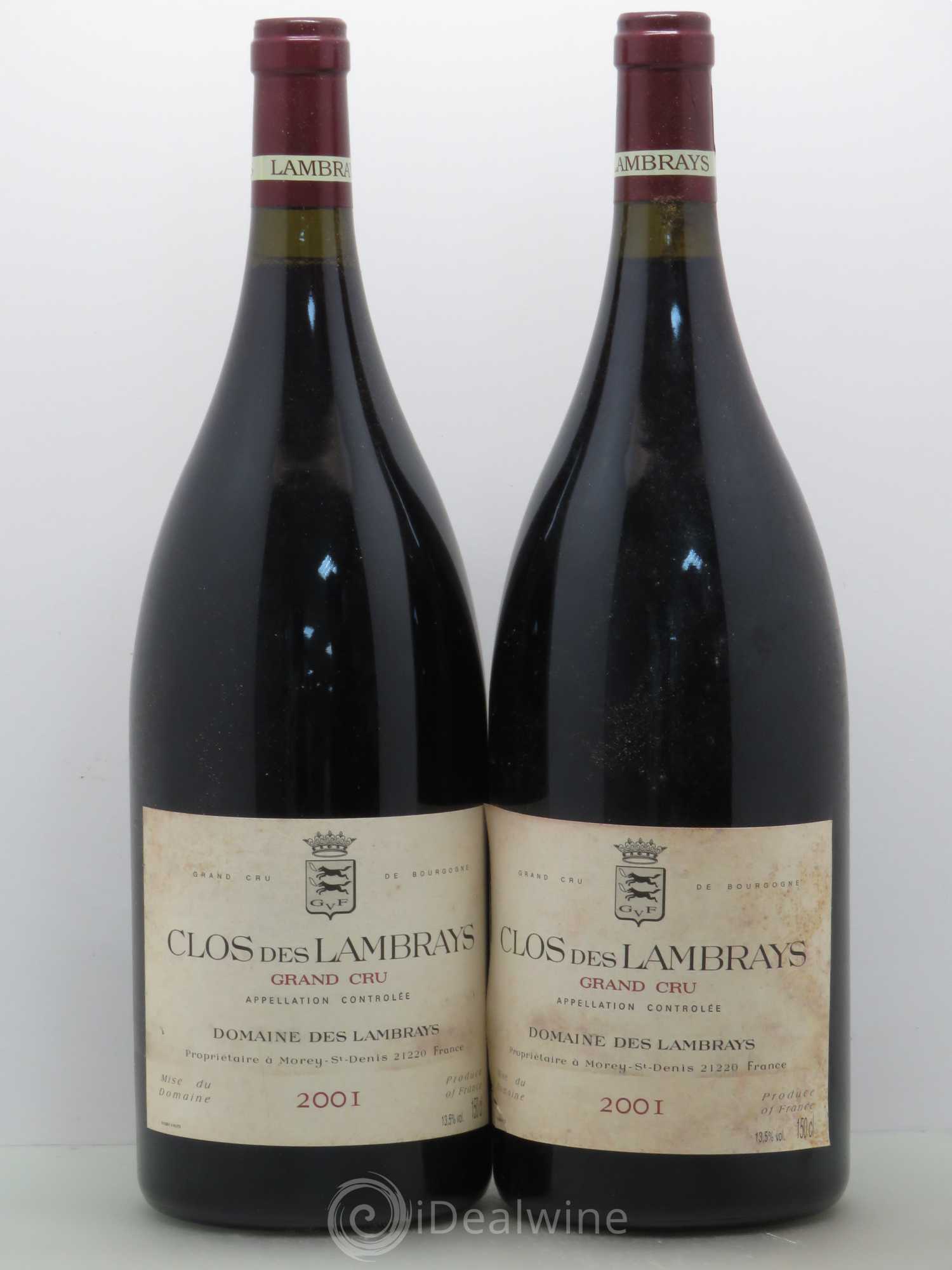 Clos des Lambrays Grand Cru Domaine des Lambrays 2001 - Lot de 2 magnums - 0