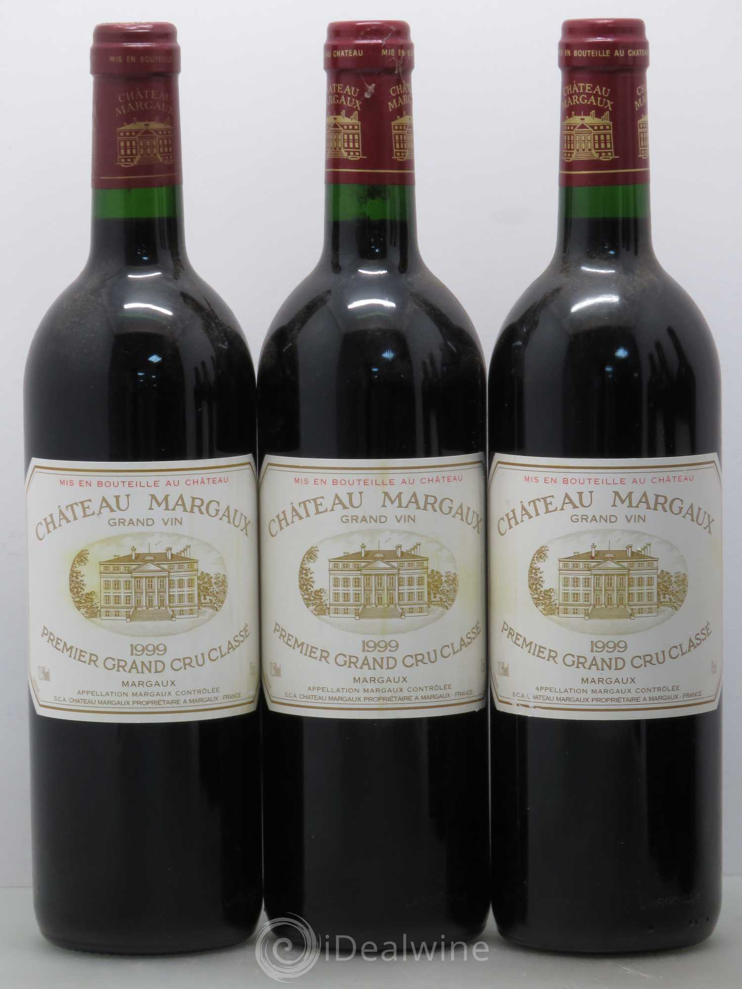 Château Margaux 1er Grand Cru Classé 1999 - Lot de 6 bouteilles - 1