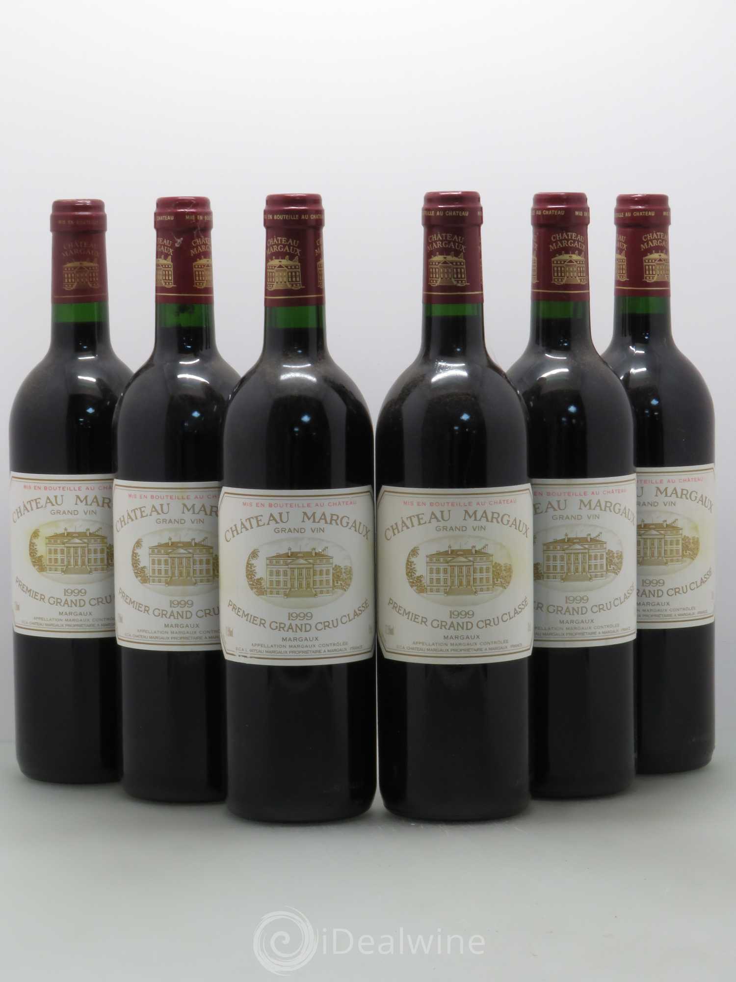Château Margaux 1er Grand Cru Classé 1999 - Lot de 6 bouteilles - 0