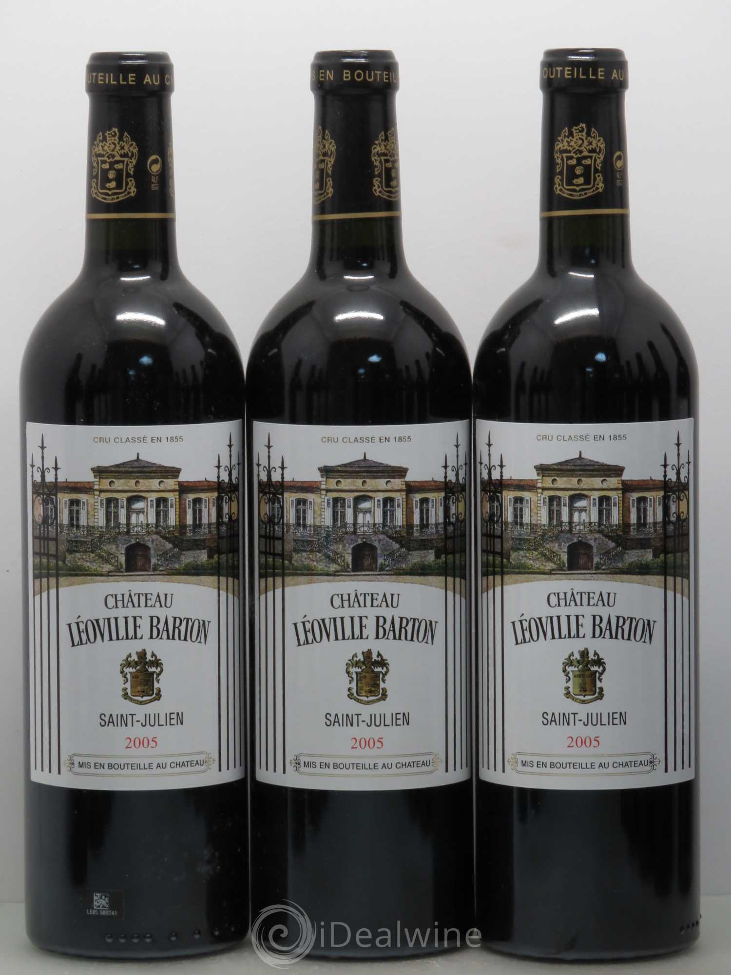 Château Léoville Barton 2ème Grand Cru Classé 2005 - Lot de 12 bouteilles - 1