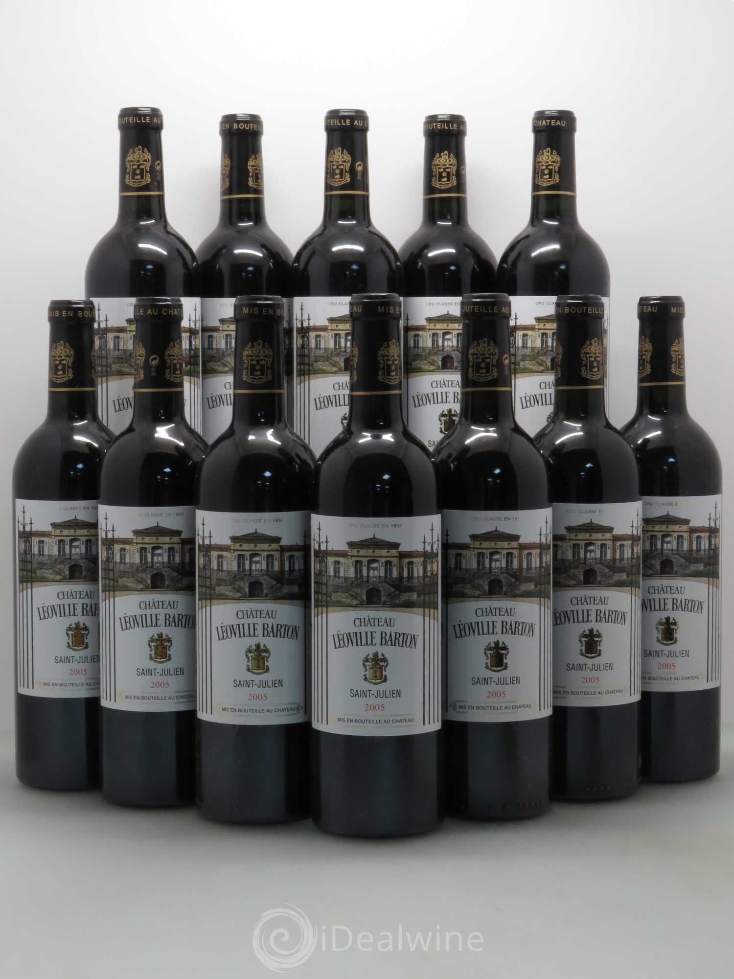 Château Léoville Barton 2ème Grand Cru Classé 2005 - Lot de 12 bouteilles - 0