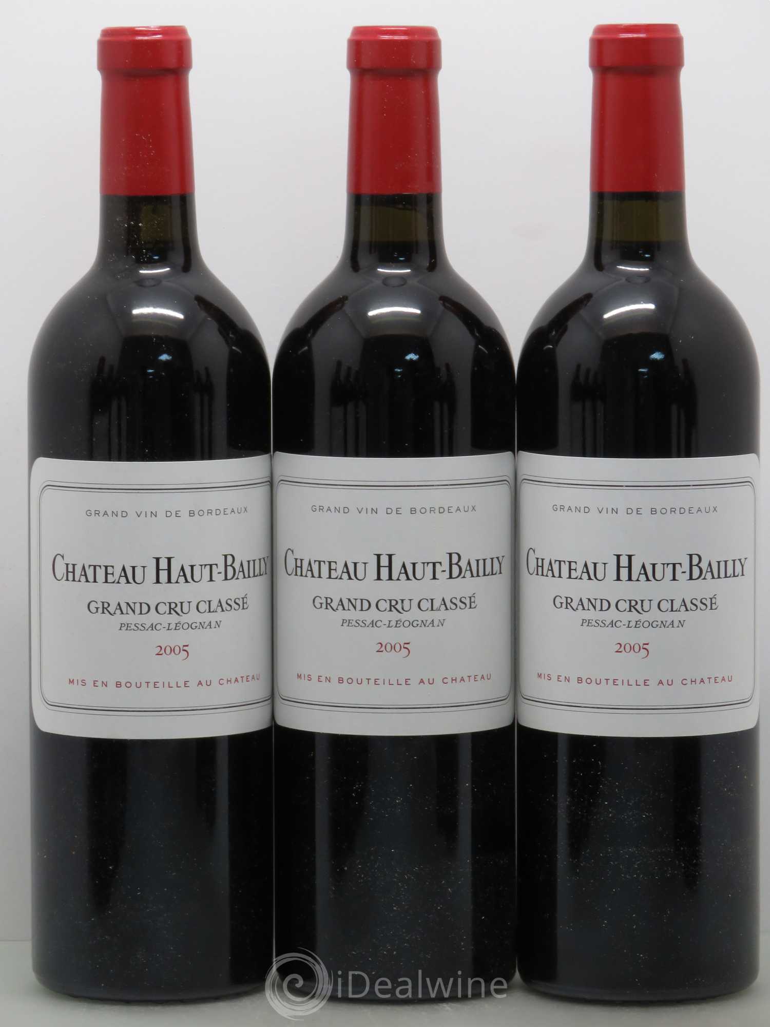 Château Haut-Bailly Cru Classé de Graves 2005 - Lot de 12 bouteilles - 1