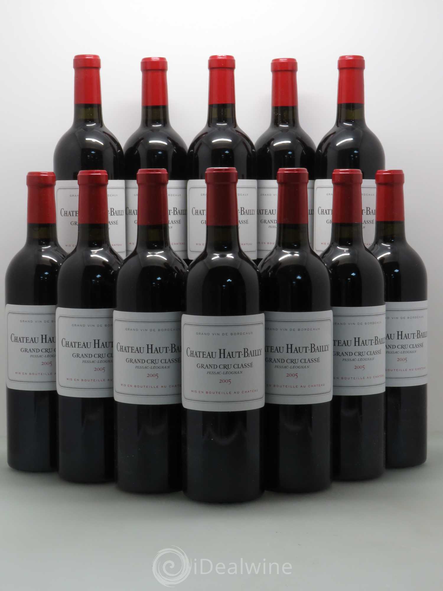 Château Haut-Bailly Cru Classé de Graves 2005 - Lot de 12 bouteilles - 0